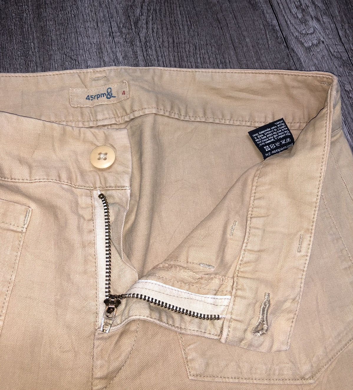 45rpm × Japanese Brand × Kapital Vintage 45rpm Khakis Bush Pants Design Unisex Size US 32 / EU 48 - 12 Thumbnail