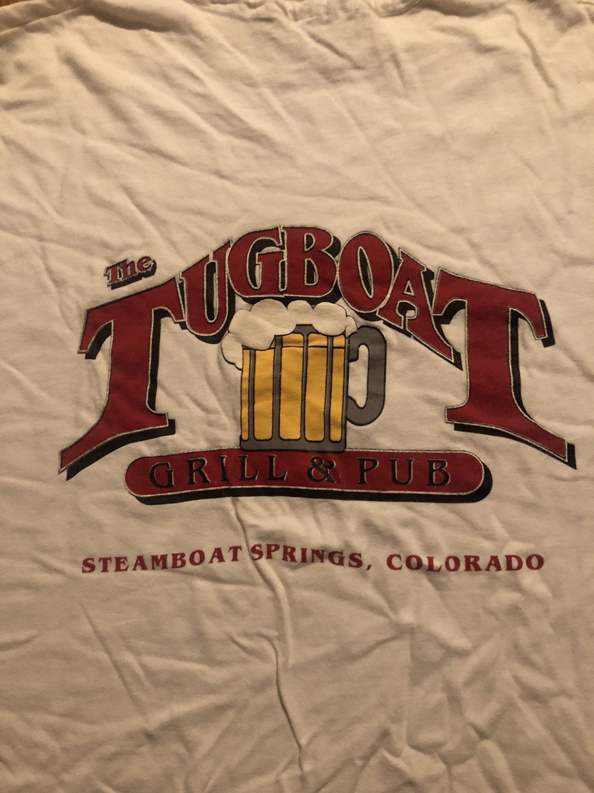 Vintage Vintage 90s “The Tugboat Steamboat Springs” T Shirt S/L Size US L / EU 52-54 / 3 - 2 Thumbnail