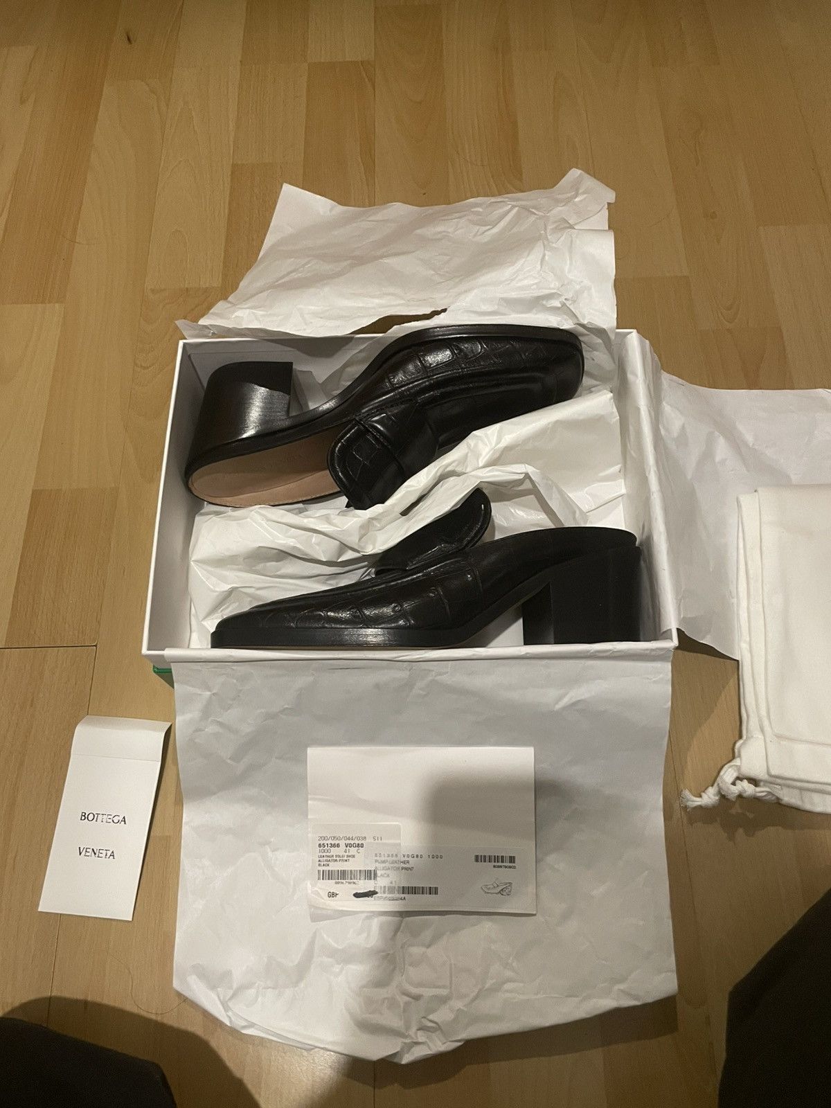 Bottega Veneta Bottega Veneta Croc Mules Size US 11 / IT 41 - 7 Thumbnail