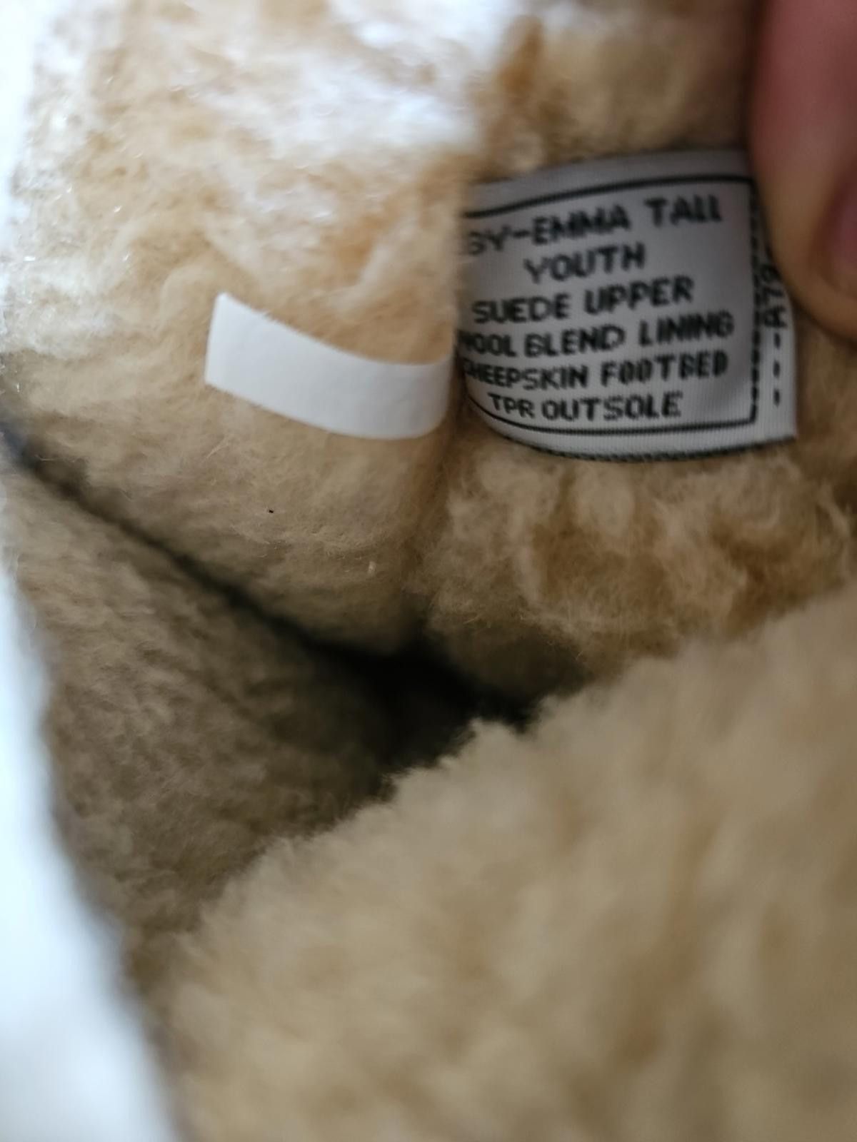 Other BearPaw Emma Tall Youth US4 UK3 Brown Suede Sheepskin Boots Size US 4 / IT 34 - 7 Thumbnail