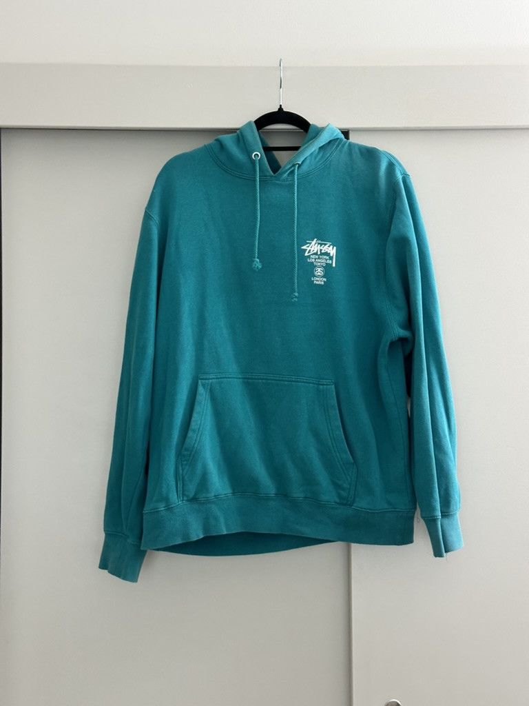 Stussy Stüssy World Tour Hoodie [L] Size US L / EU 52-54 / 3 - 1 Thumbnail