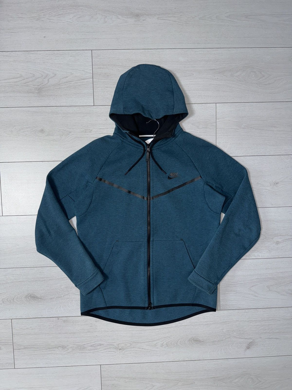Vintage Nike Tech fleece drill tracksuit size M/L green logo Size US M / EU 48-50 / 2 - 2 Thumbnail