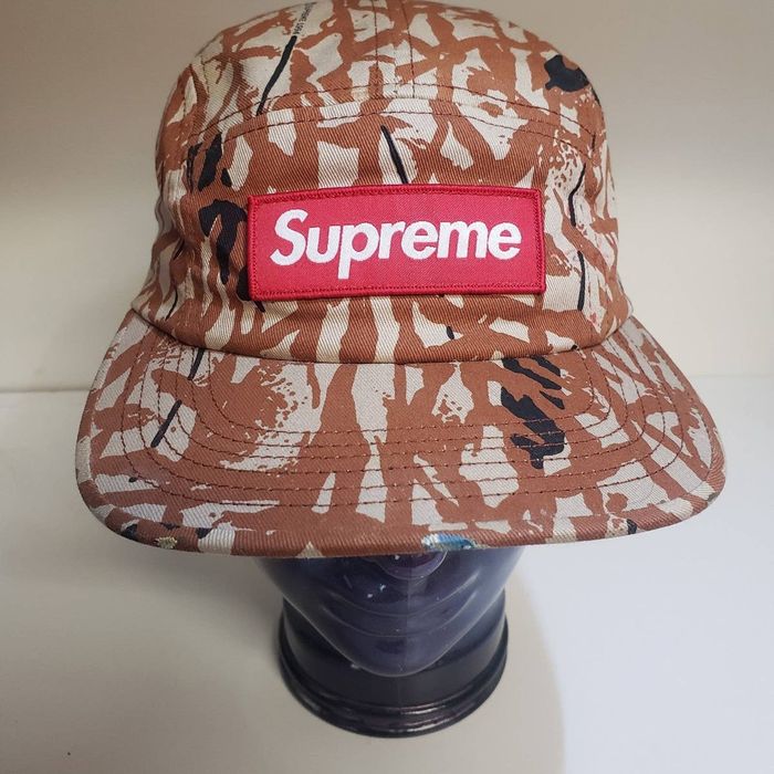 Supreme Supreme Reed Camo Camp Cap New DS Tan Brown *New* | Grailed