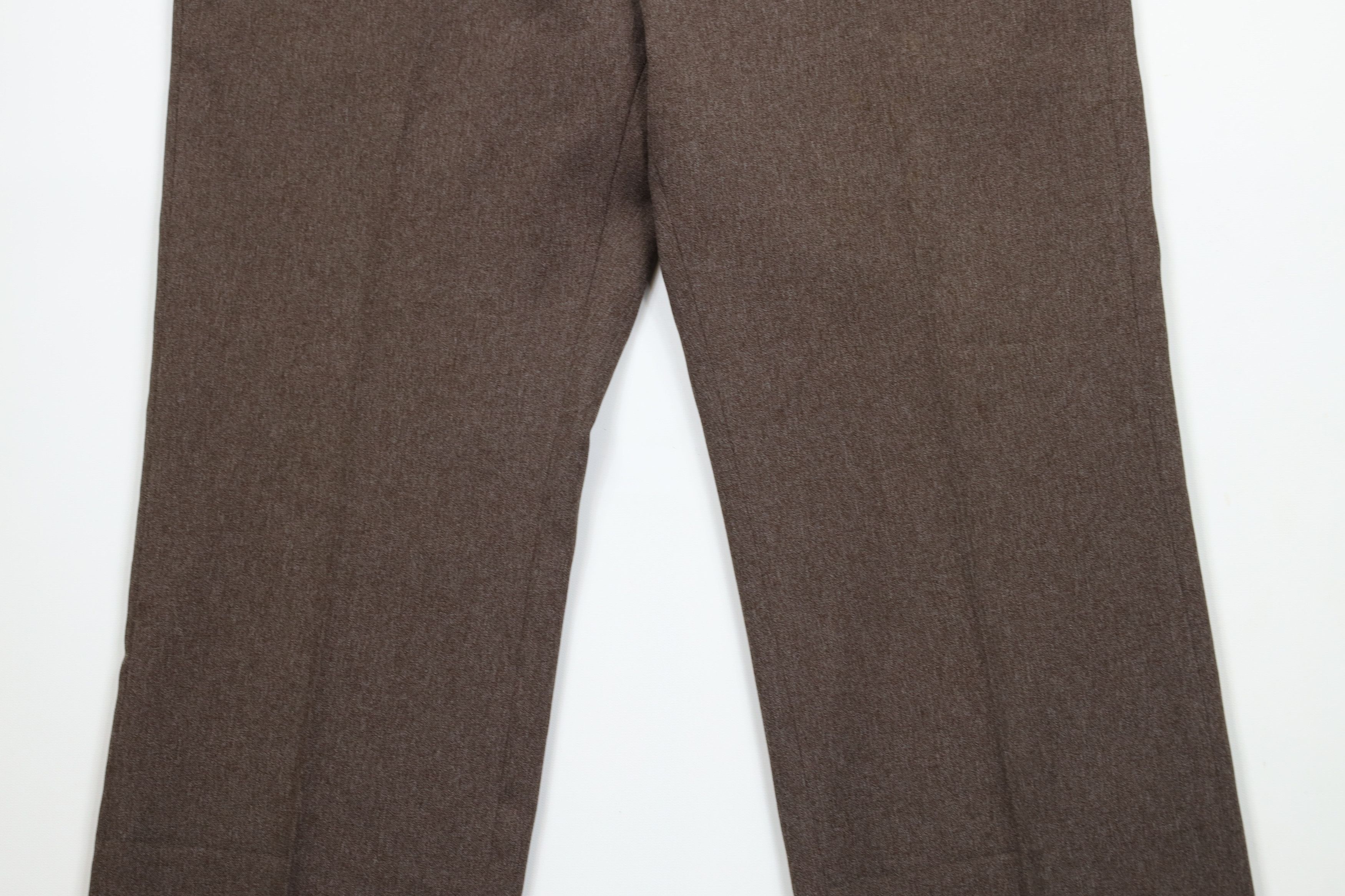 Levi's × Vintage Vintage 70s 80s Levis Flared Wide Leg Chino Pants Brown USA Size US 36 / EU 52 - 3 Thumbnail