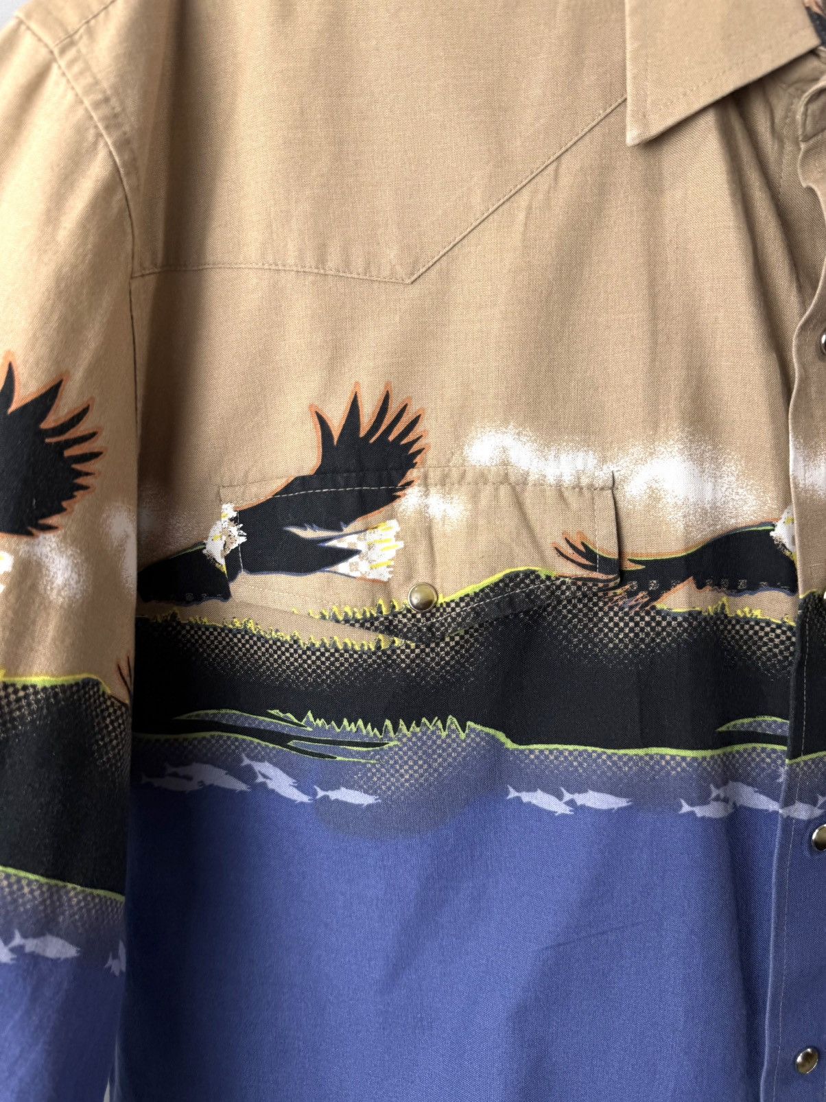 Cowboy Equipment Vintage Western Cowboy Rodeo Shirt Eagle American Style Size US XL / EU 56 / 4 - 6 Thumbnail
