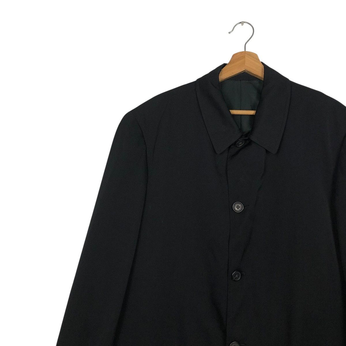 Yohji Yamamoto RICH BLACK VINTAGE BUTTON JACKET Y’S FOR MEN YOHJI YAMAMOTO Size US M / EU 48-50 / 2 - 9 Thumbnail