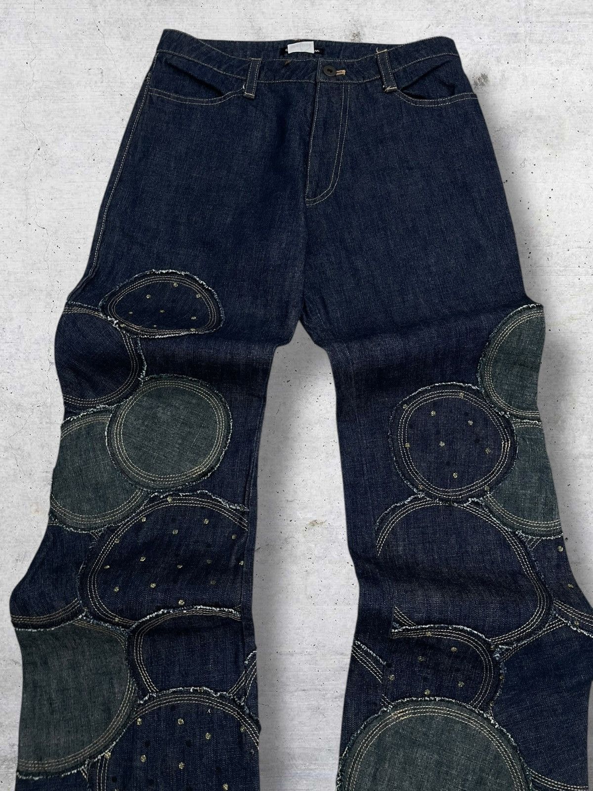 Tornado Mart VINTAGE GARDE COLLECTIVE OG JAPAN DESIGNER AVANTGARDE DENIM Size US 28 / EU 44 - 4 Thumbnail