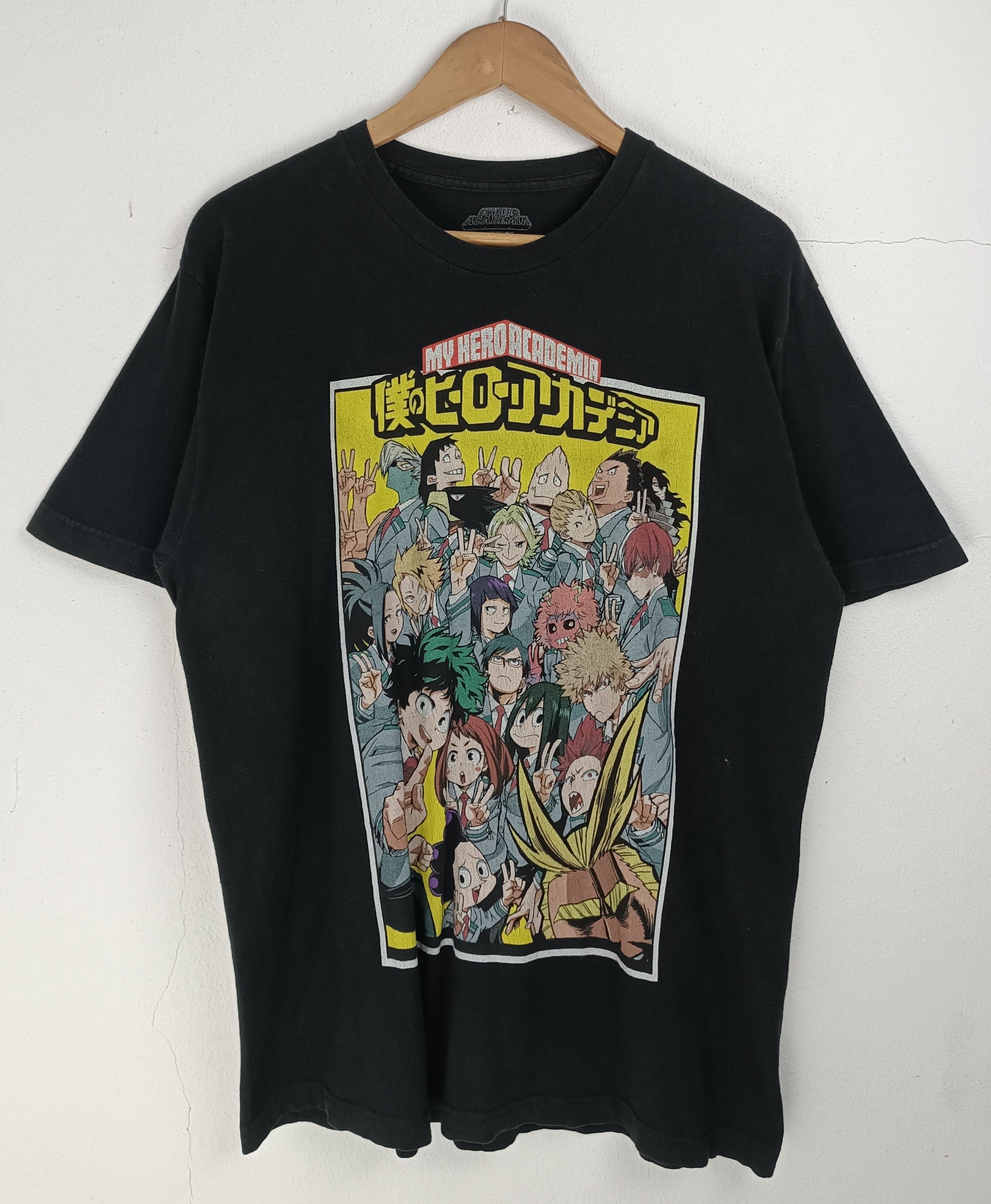 Anime VINTAGE MY HERO ACADEMIA FULL LINEUP HERO TEE bleach naruto Size US L / EU 52-54 / 3 - 3 Thumbnail