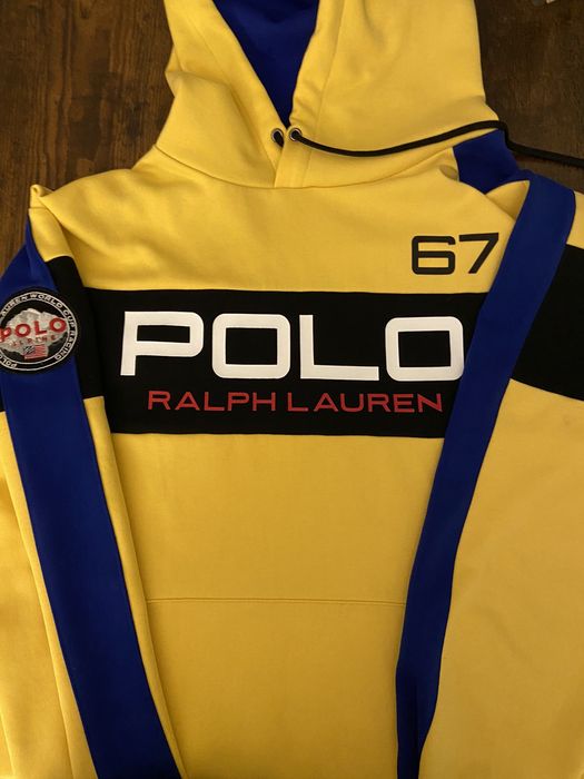 POLO RALPH outlet LAUREN 67 World Cup Racing Alpine Logo Striped Multicolor Hoodie