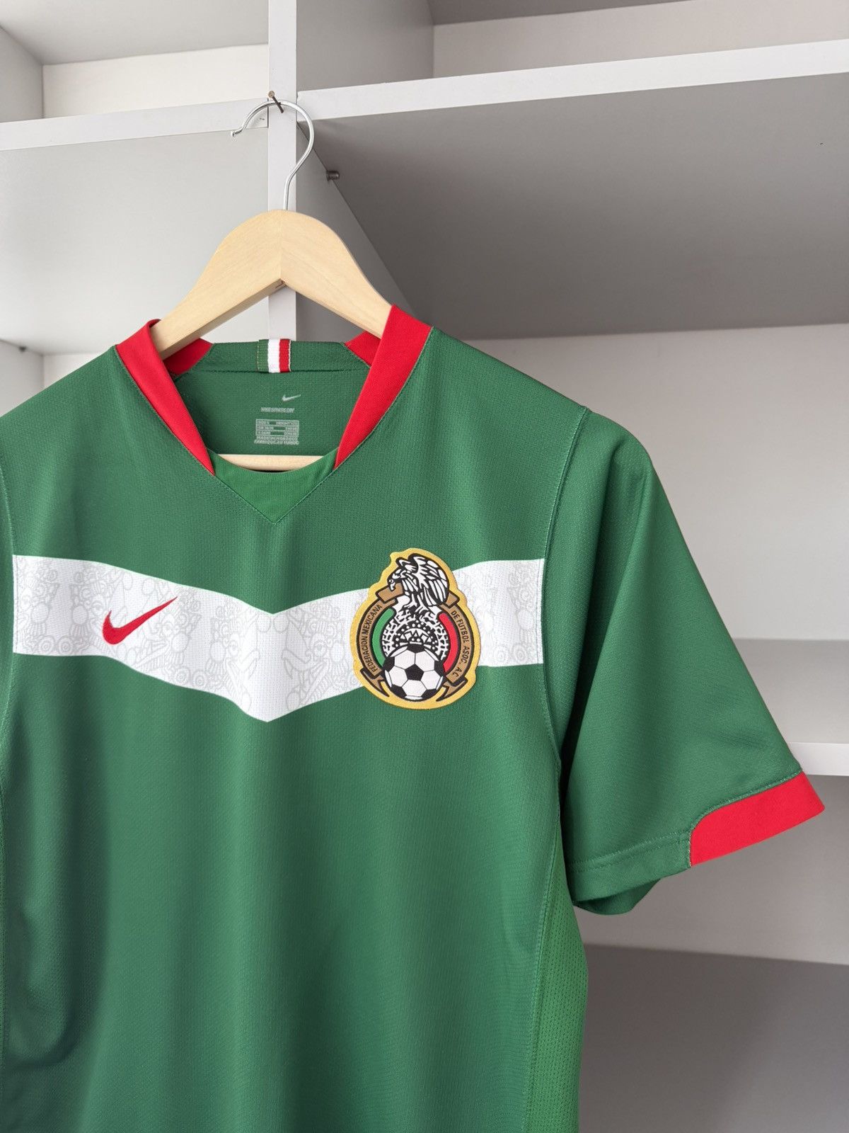 Nike Nike Mexico Vintage 2006 2007 World Cup Home Jersey Size US S / EU 44-46 / 1 - 4 Thumbnail