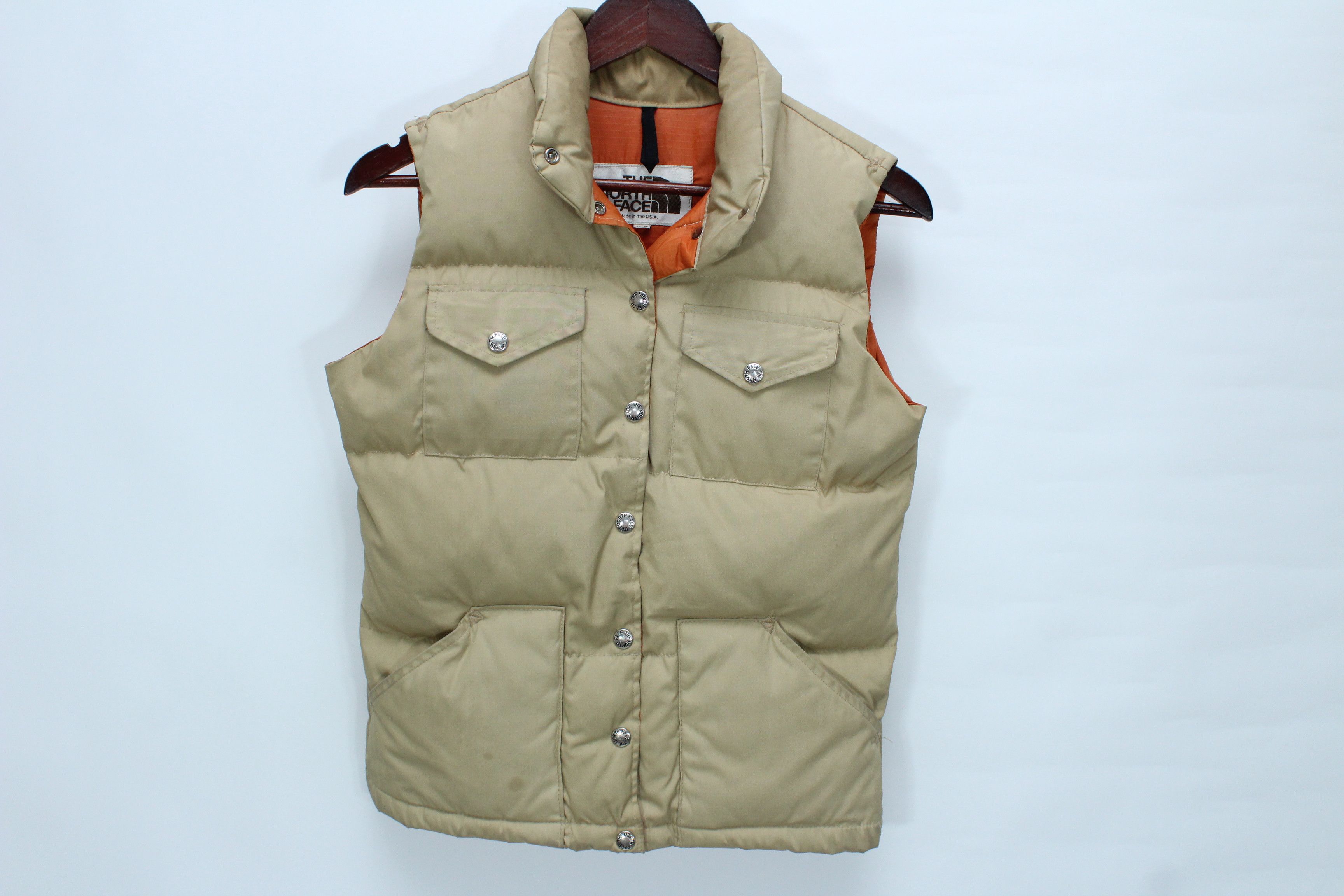 The North Face 70s 80s The North Face Brown Label Puffer Vest Tan Size S / US 4 / IT 40 - 3 Thumbnail