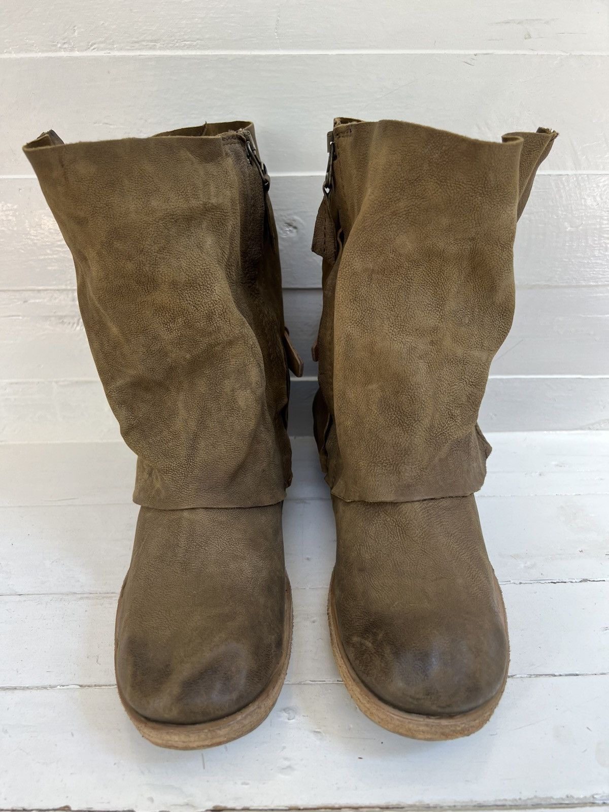 A.S.98 A.S.98 Leather Boho Biker Boot Size US 10 / IT 40 - 2 Thumbnail