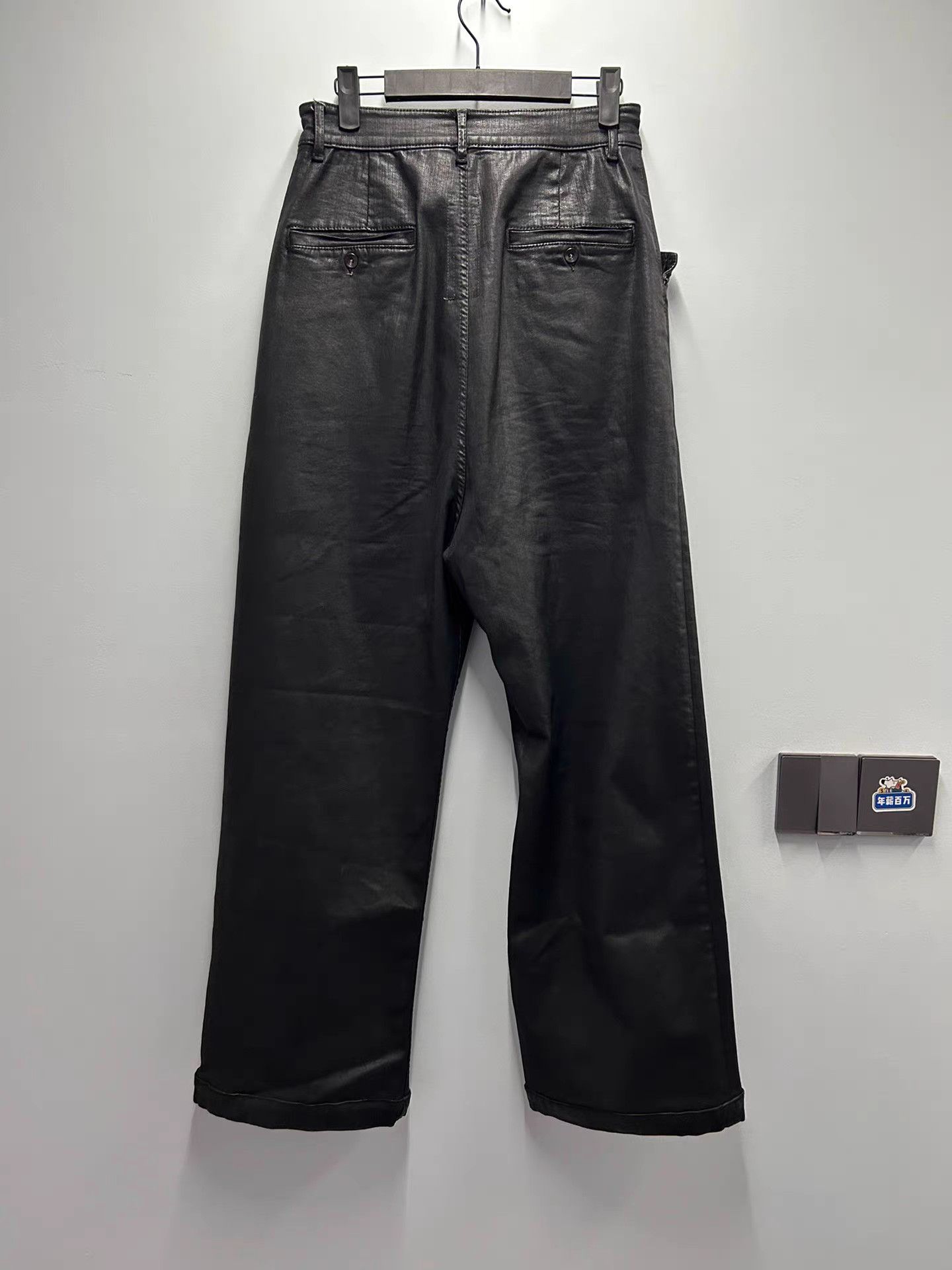 Rick Owens Rick Owens waxed wide-leg pants Size 26" / US 2 / IT 38 - 2 Thumbnail