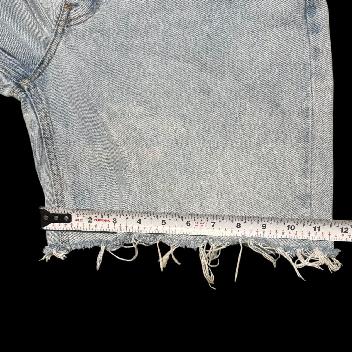 Levi's Levi's 505 Light Wash Distressed Jeans Men's 33.5x27 5/8 Size US 33 - 12 Thumbnail