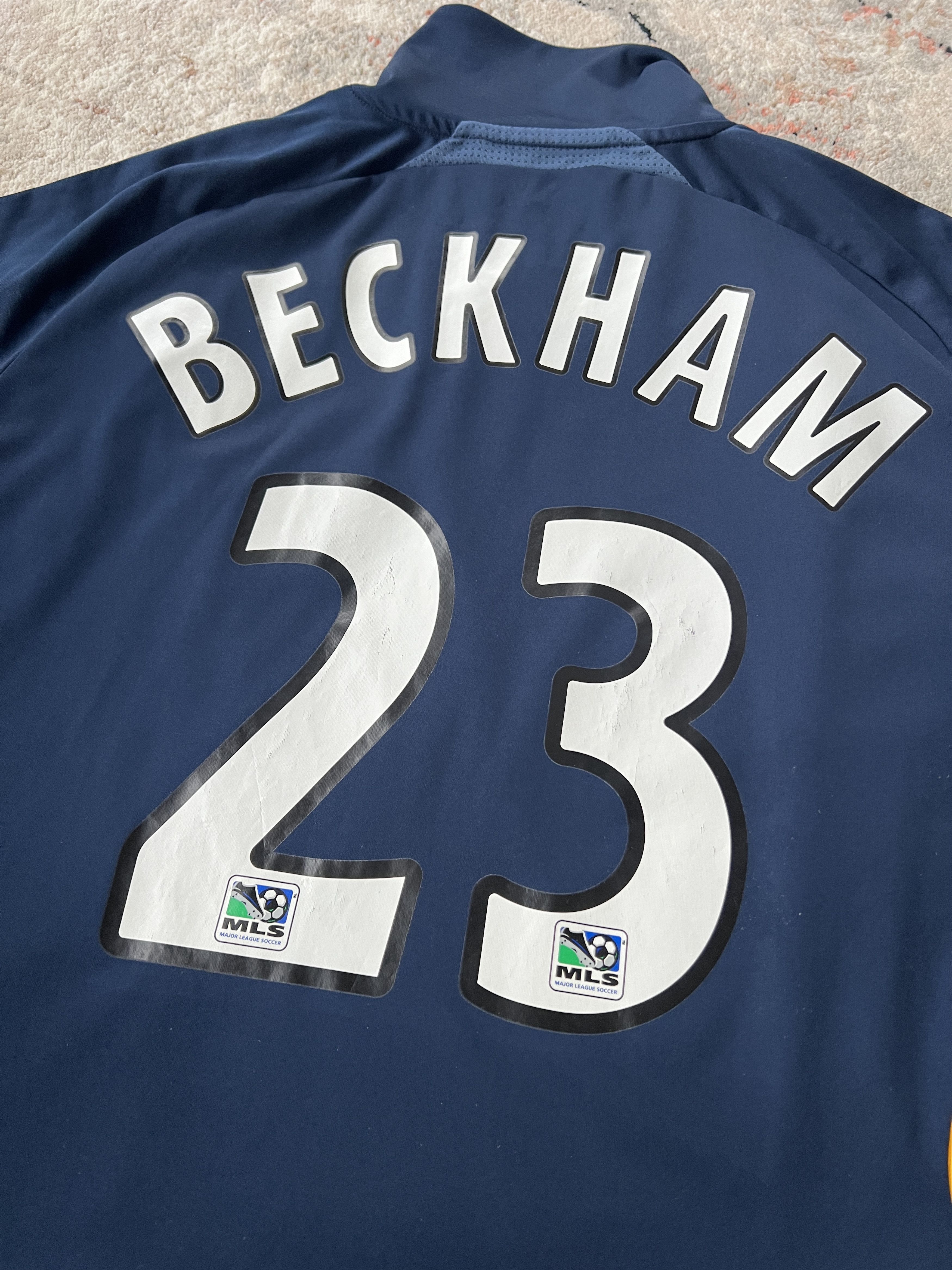 Adidas Adidas LA Galaxy Beckham 23 MLS Jersey Size US L / EU 52-54 / 3 - 6 Thumbnail