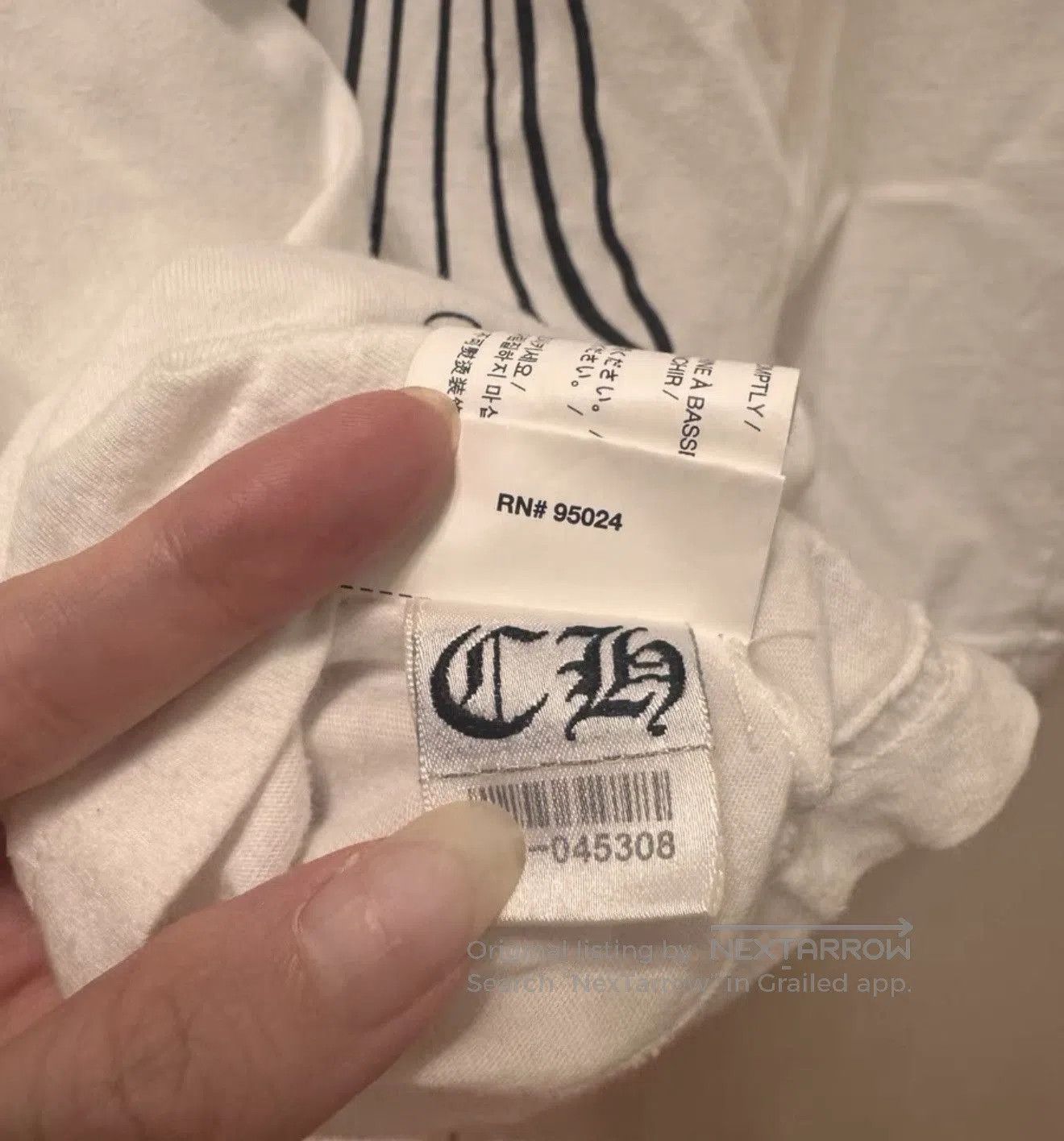 Chrome Hearts White Short Sleeve T. Size US S / EU 44-46 / 1 - 4 Thumbnail