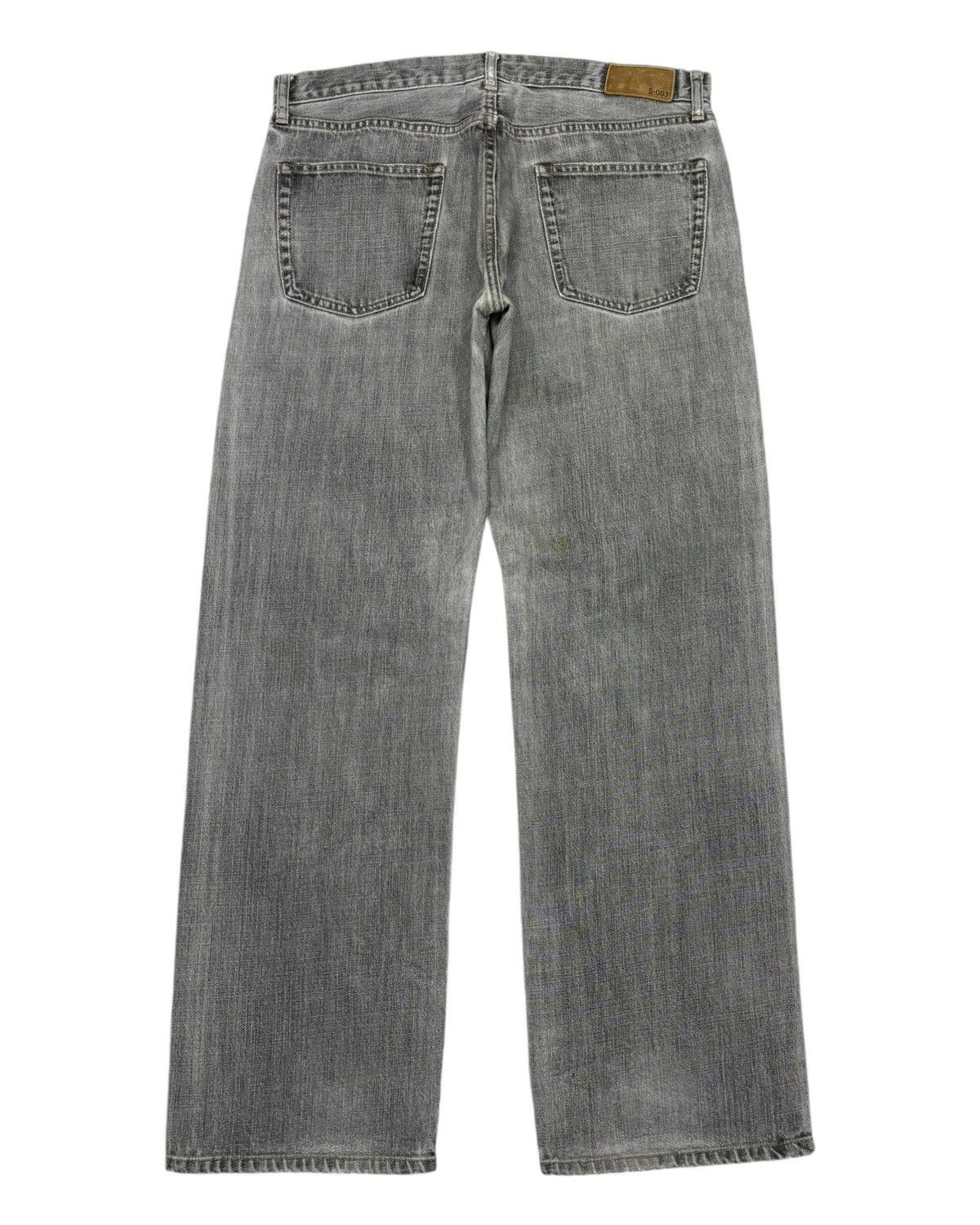 Undercover × Uniqlo BAGGY🔥DISTRESSED DENIM S-003 FADED GREY BAGGY JEANS Size US 34 / EU 50 - 8 Thumbnail