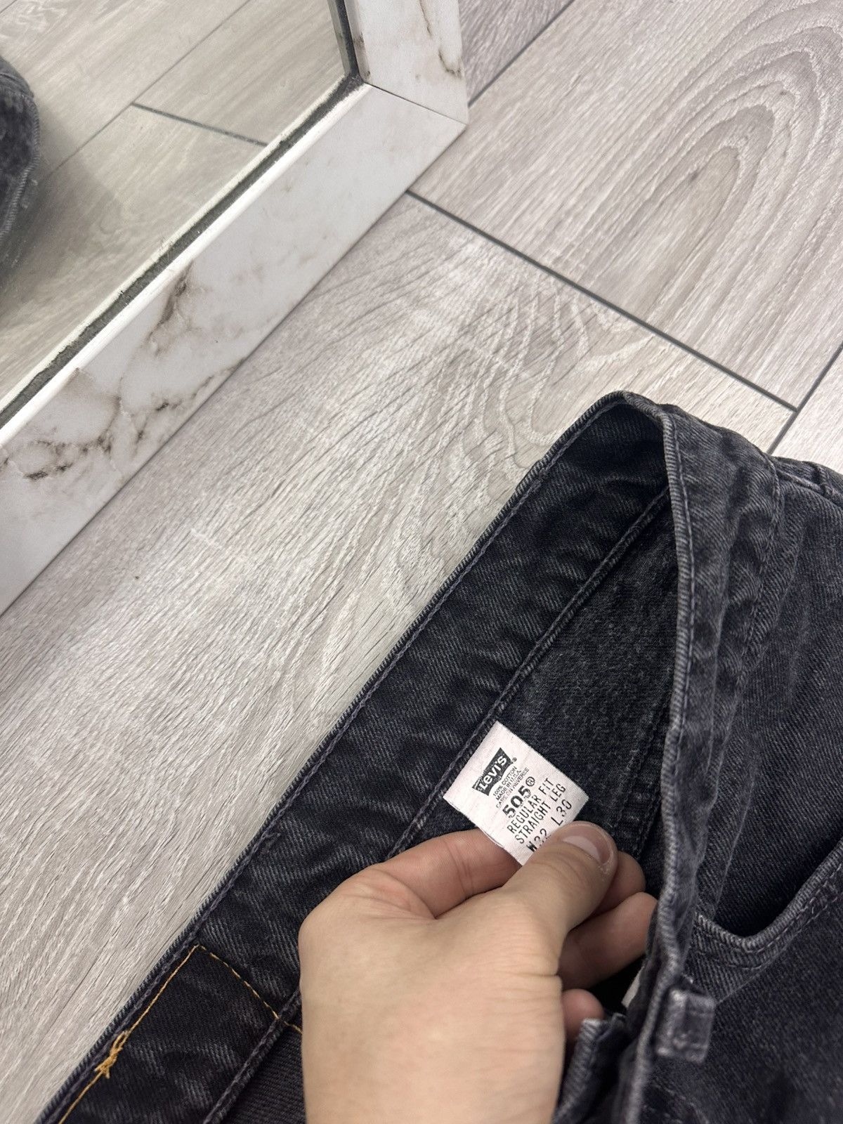 Levi's Levis 505 Made in USA Vintage Jeans Size US 32 / EU 48 - 7 Thumbnail