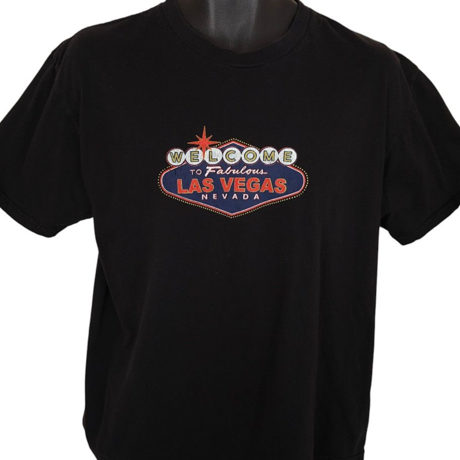 Other Las Vegas T Shirt Mens Size Large Black Travel Destination Size US L / EU 52-54 / 3 - 1 Thumbnail