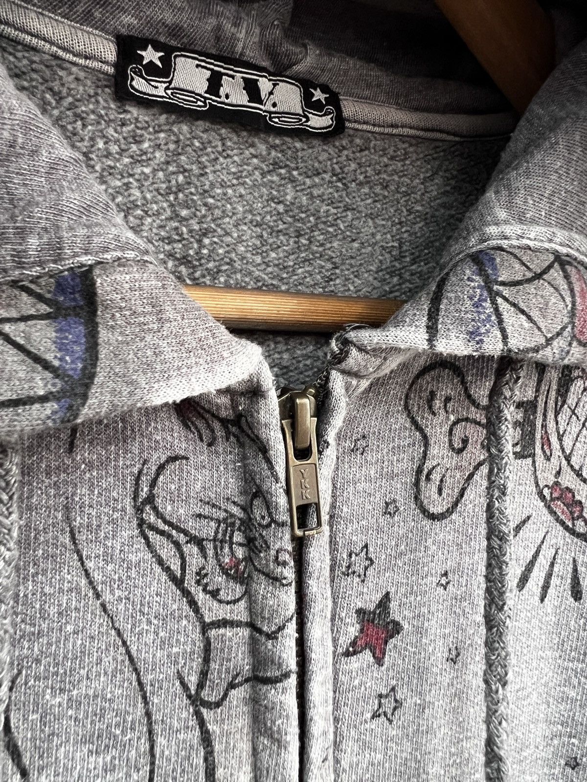 Affliction Vintage japanese hoodie edhardy style y2k rare hype Size US M / EU 48-50 / 2 - 3 Thumbnail