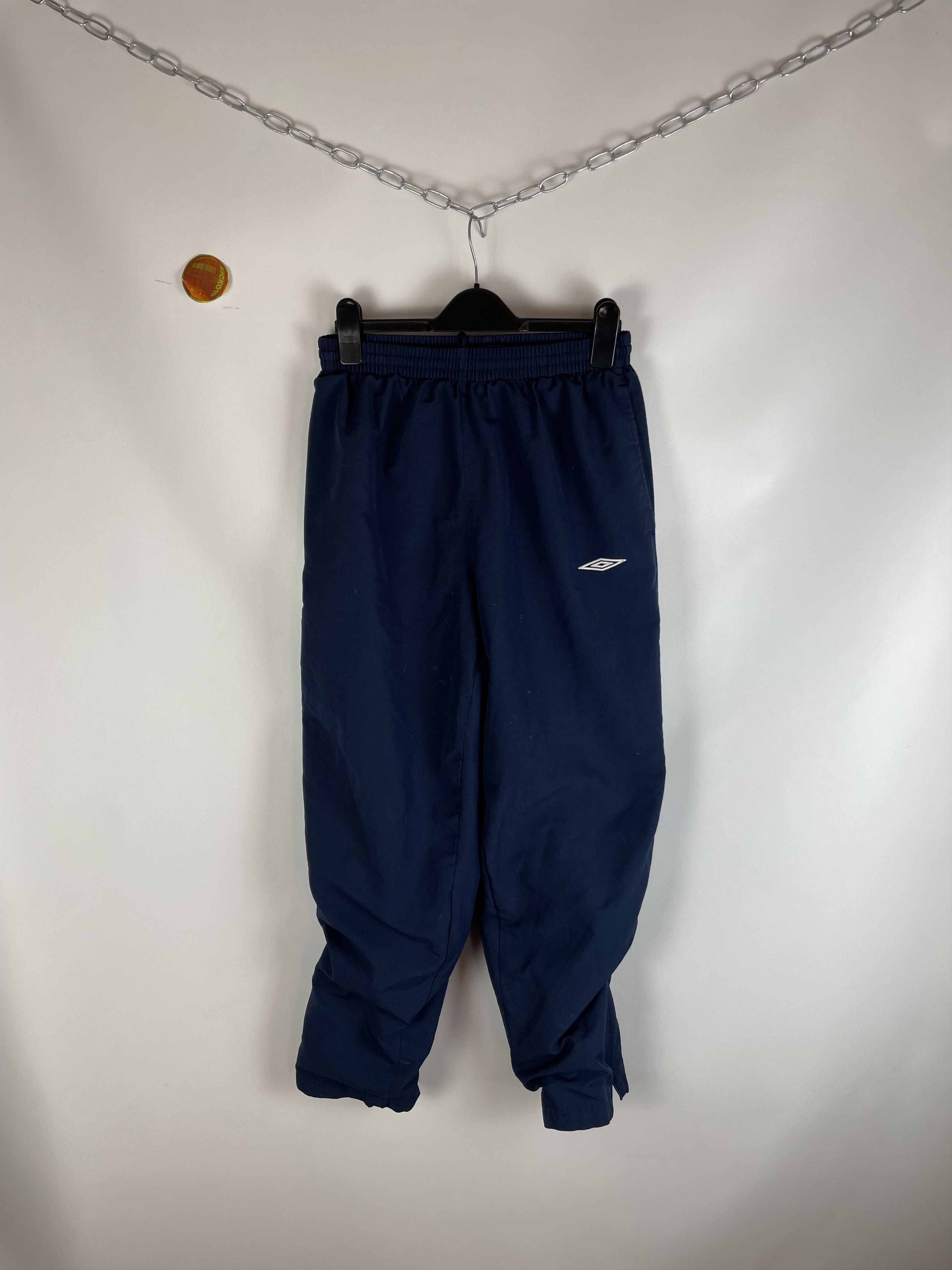 Umbro Umbro navy nylon track pants vintage baggy Size US 32 / EU 48 - 1 Thumbnail