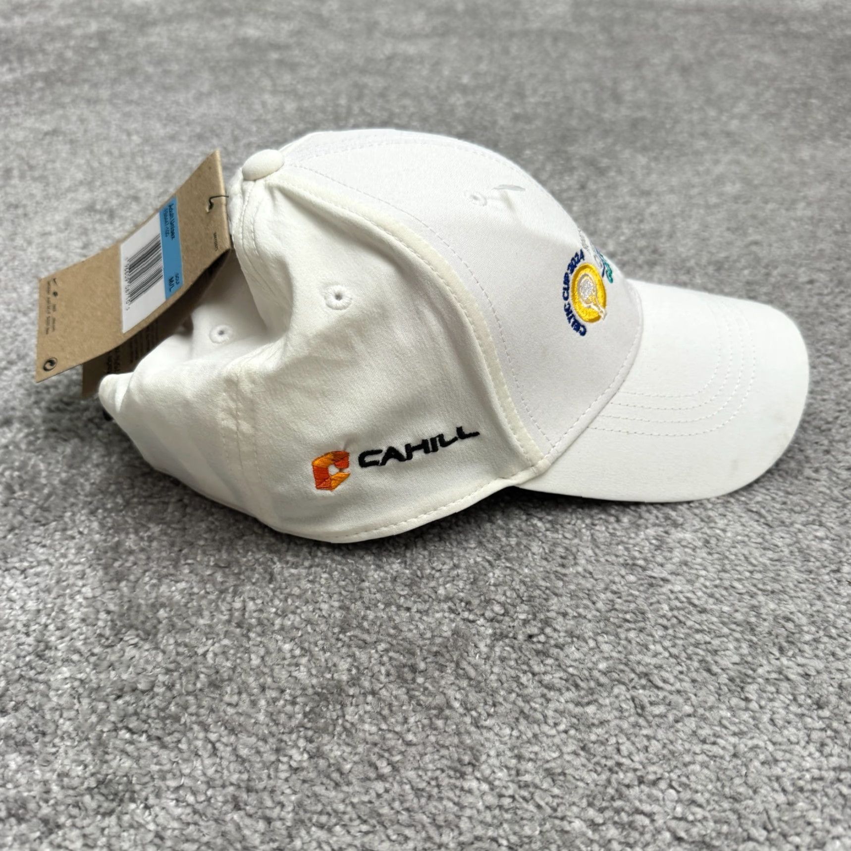Nike Nike Golf Hat M White Dri-Fit Porch Front Porch Communities Celtic NWT Adjustable Lightweight Men Cap 90s? Size ONE SIZE - 3 Thumbnail
