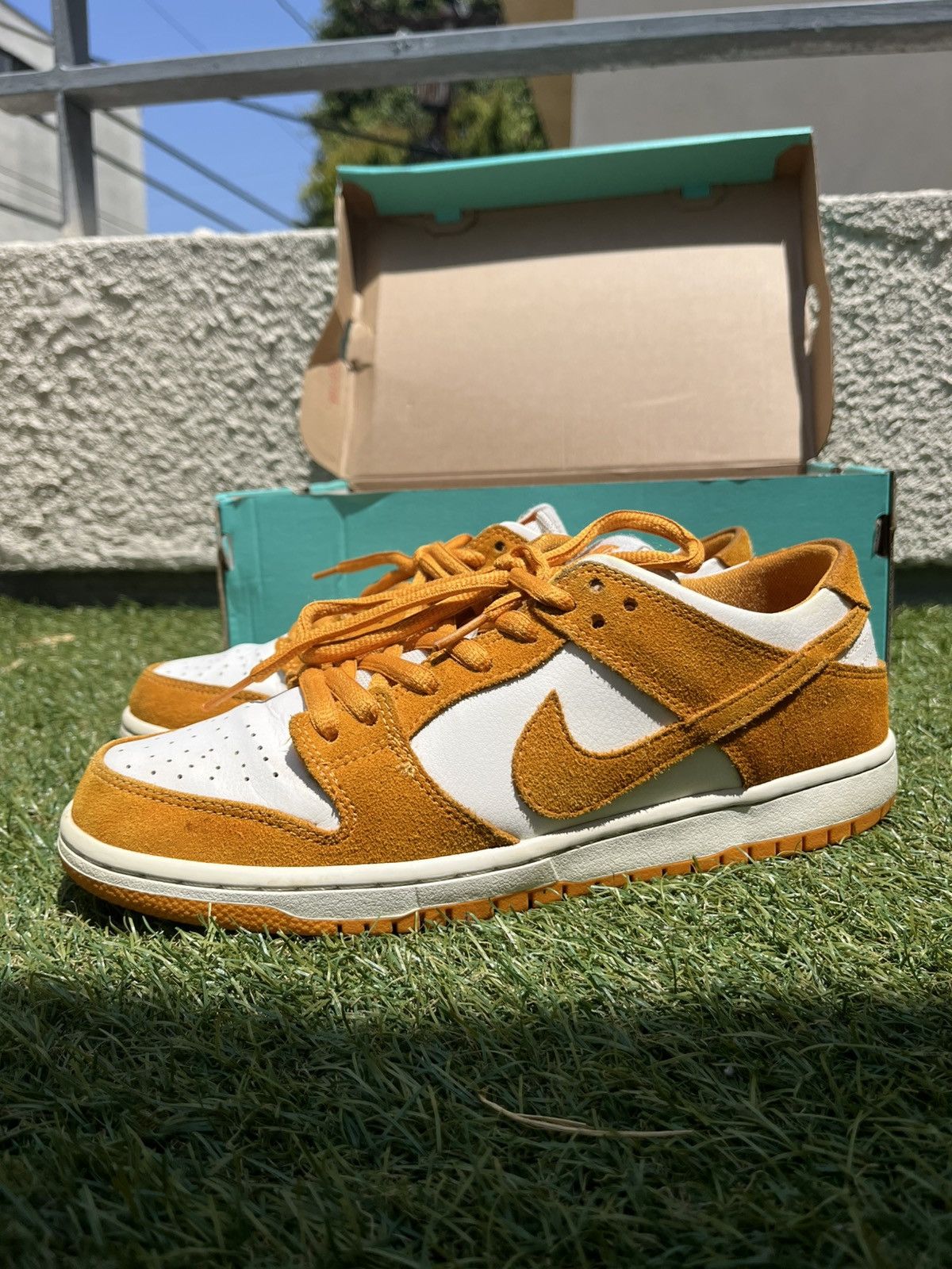 Nike × Nike SB Nike SB Dunk Circuit Organge Size US 10 / EU 43 - 1 Thumbnail