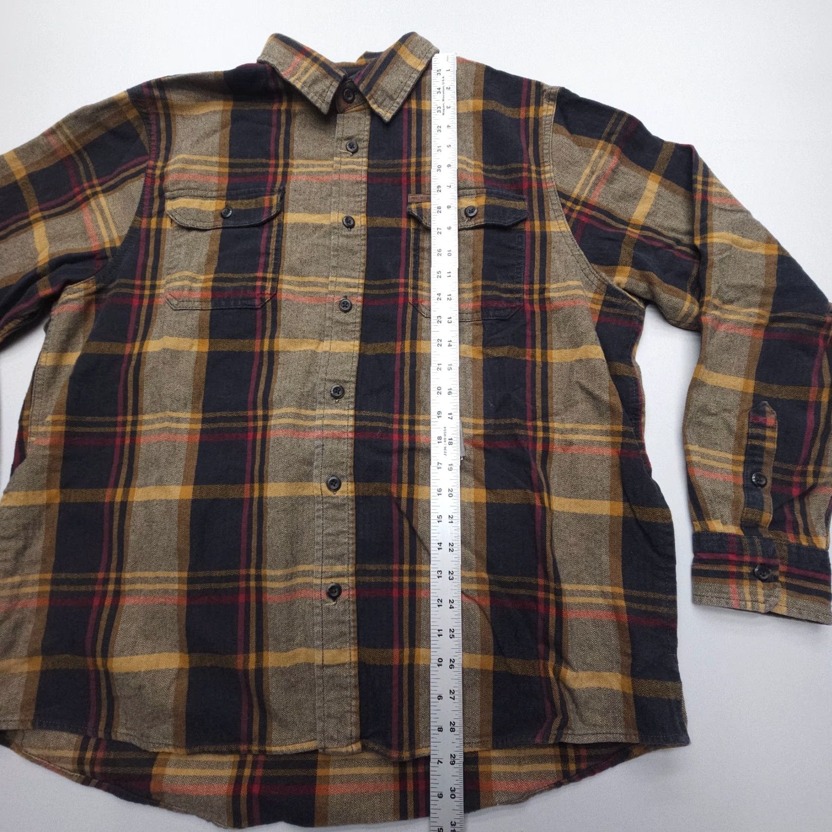 Orvis VINTAGE Orvis Shirt? Shacket Mens 2XL Plaid Heavy Flannel Outdoor Field Workwear Camping Shirt Size US XXL / EU 58 / 5 - 7 Thumbnail