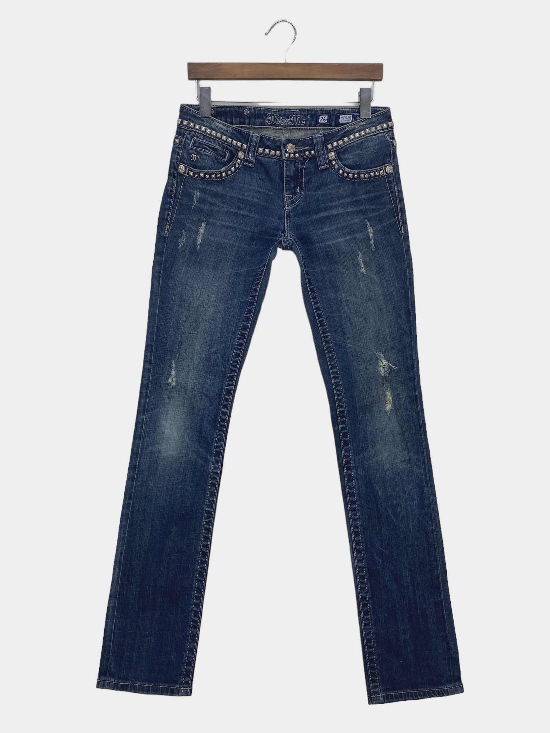 Other Miss Me Straight Denim Jeans Miss Me Flare Jeans Size 26" / US 2 / IT 38 - 2 Thumbnail