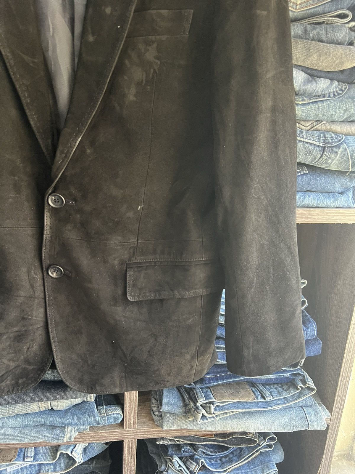 Lanvin 🔥Lanvin Suede Blazer Size 40R - 8 Thumbnail