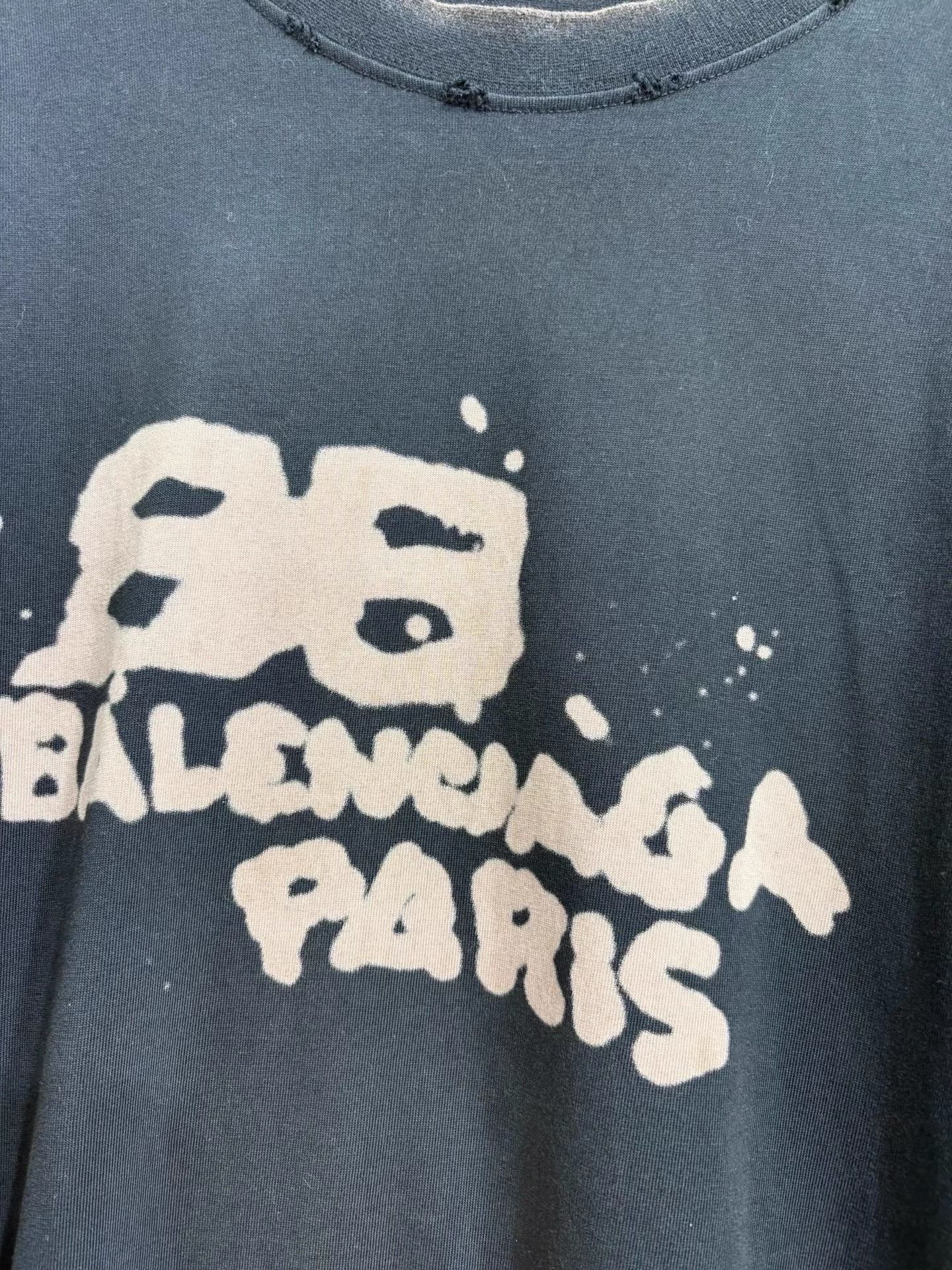 Balenciaga Balenciaga Vintage Graffiti Double B Short Sleeve K29 Size US M / EU 48-50 / 2 - 3 Thumbnail