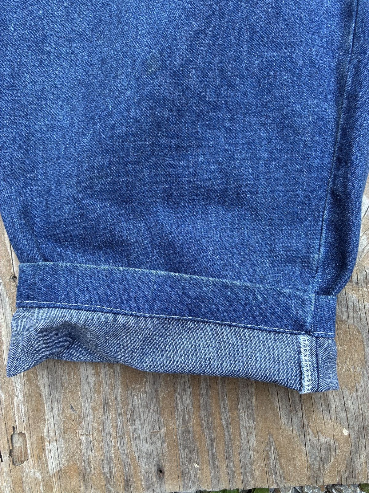 Japanese Brand TOUR JAPAN Denim Overalls Embroidered Patchwork Wide Leg Size 40" / US 18 - 5 Thumbnail