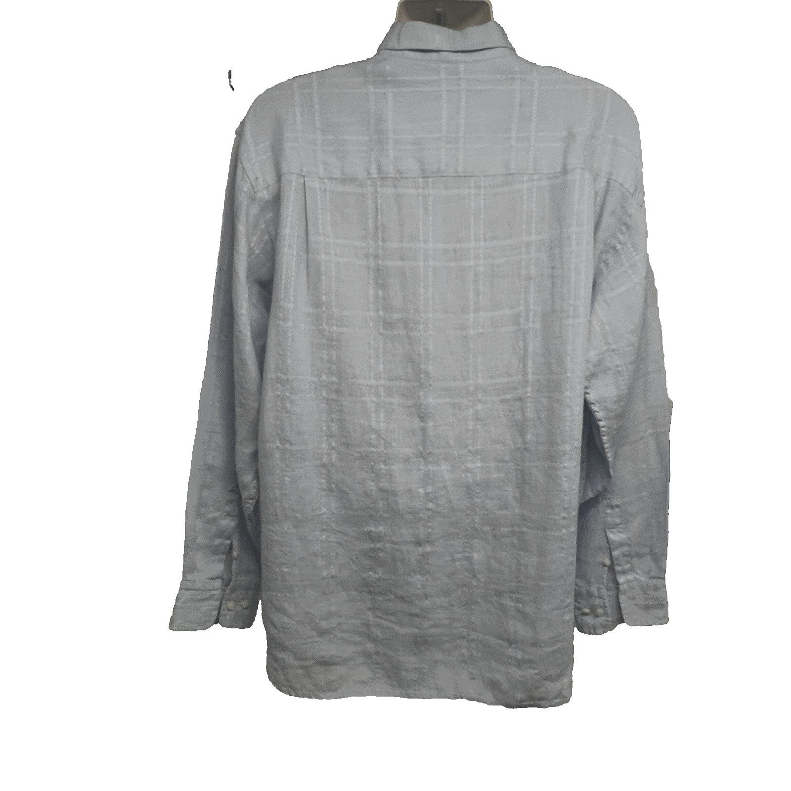 Tommy Bahama Tommy Bahama Blue Striped Linen Button Up Shirt XL Size US XL / EU 56 / 4 - 2 Thumbnail