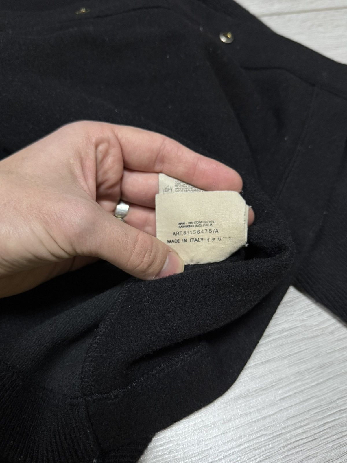 Stone Island Stone Island 00 vintage wool overshot buttons pocket jacket Size US XL / EU 56 / 4 - 9 Thumbnail