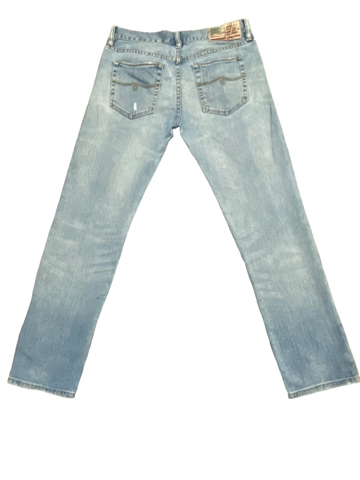 Polo Ralph Lauren × RRL Ralph Lauren × Ralph Lauren Vintage Polo Ralph Lauren RRL Distress Straight Cut Jeans Size US 31 - 2 Thumbnail