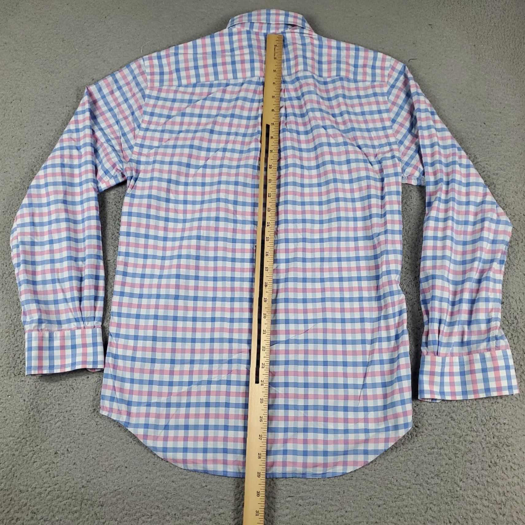 Vineyard Vines Vineyard Vines Shirt Mens XS Blue Pink Check Casual Button Up Long Sleeve Size US XS / EU 42 / 0 - 3 Thumbnail