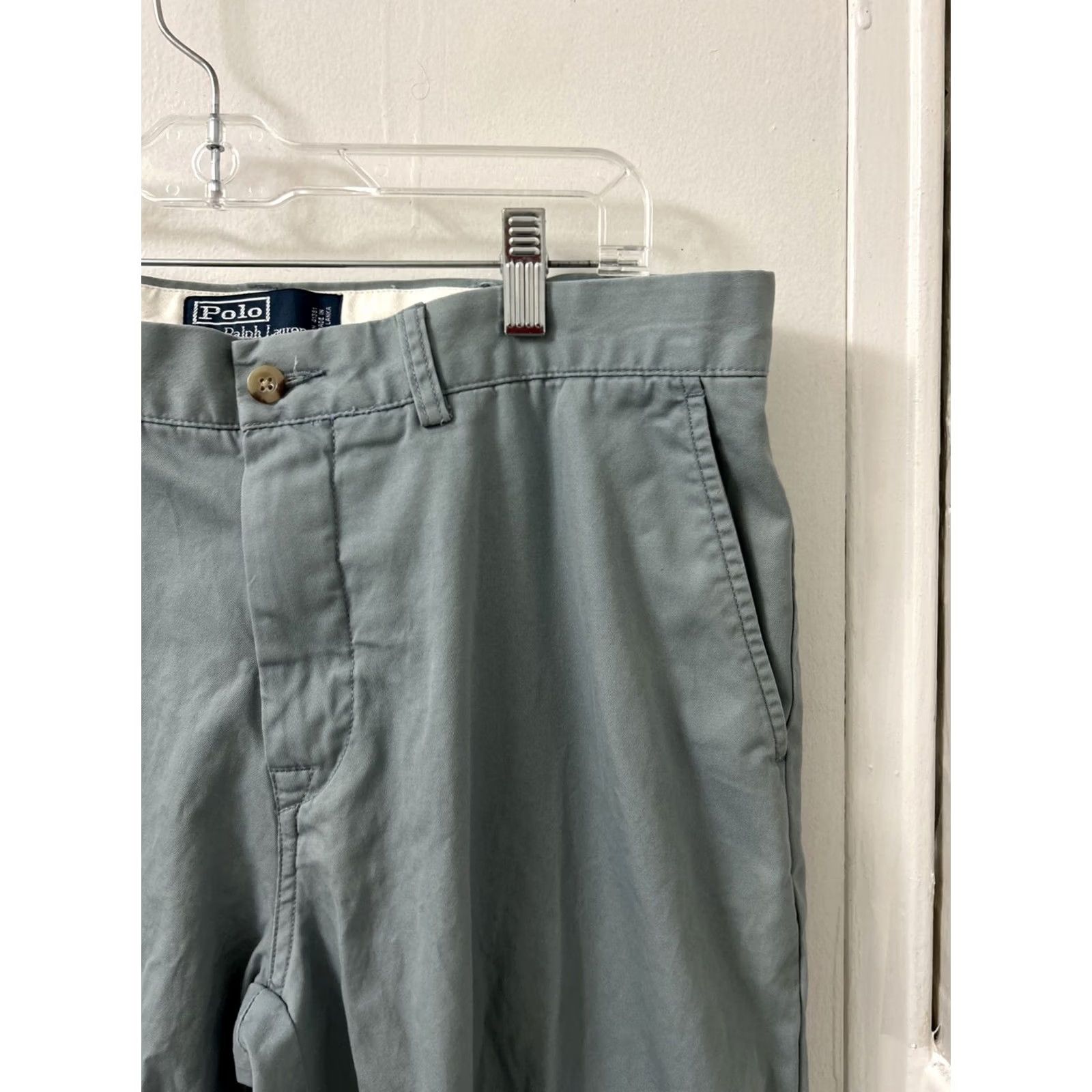 Polo Ralph Lauren VINTAGE Polo Ralph Lauren Suffield Pants Mens 34x32 Blue Chino Plain Logo 90s Preppy Mens Size US S / EU 44-46 / 1 - 5 Thumbnail