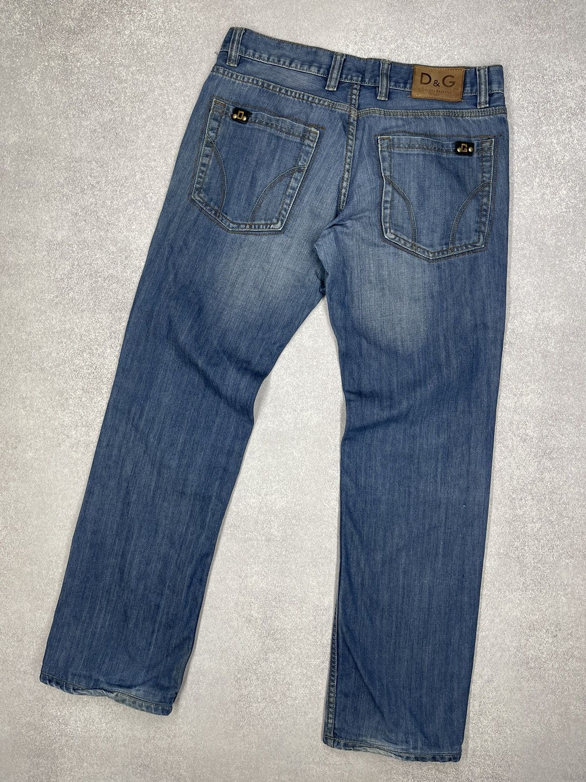 Vintage Dolce Gabbana Denim Jeans Blue Y2K Italy