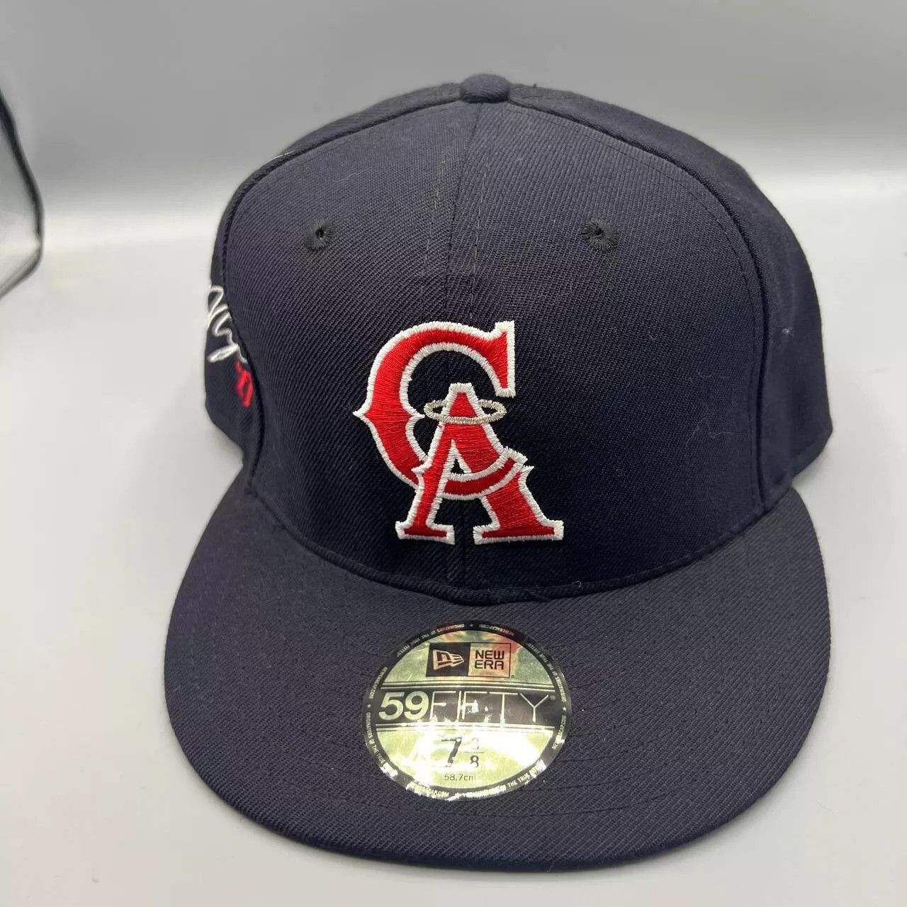 激レア　New Era Los Angeles ヴィンテージキャップ New Era Vintage California LA Angels Hat Men 7 3/8 Fitted