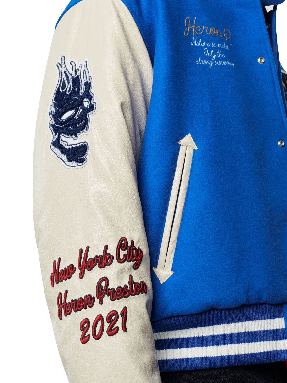 Heron Preston Heron Preston Varsity Jacket Size US XS / EU 42 / 0 - 12 Thumbnail