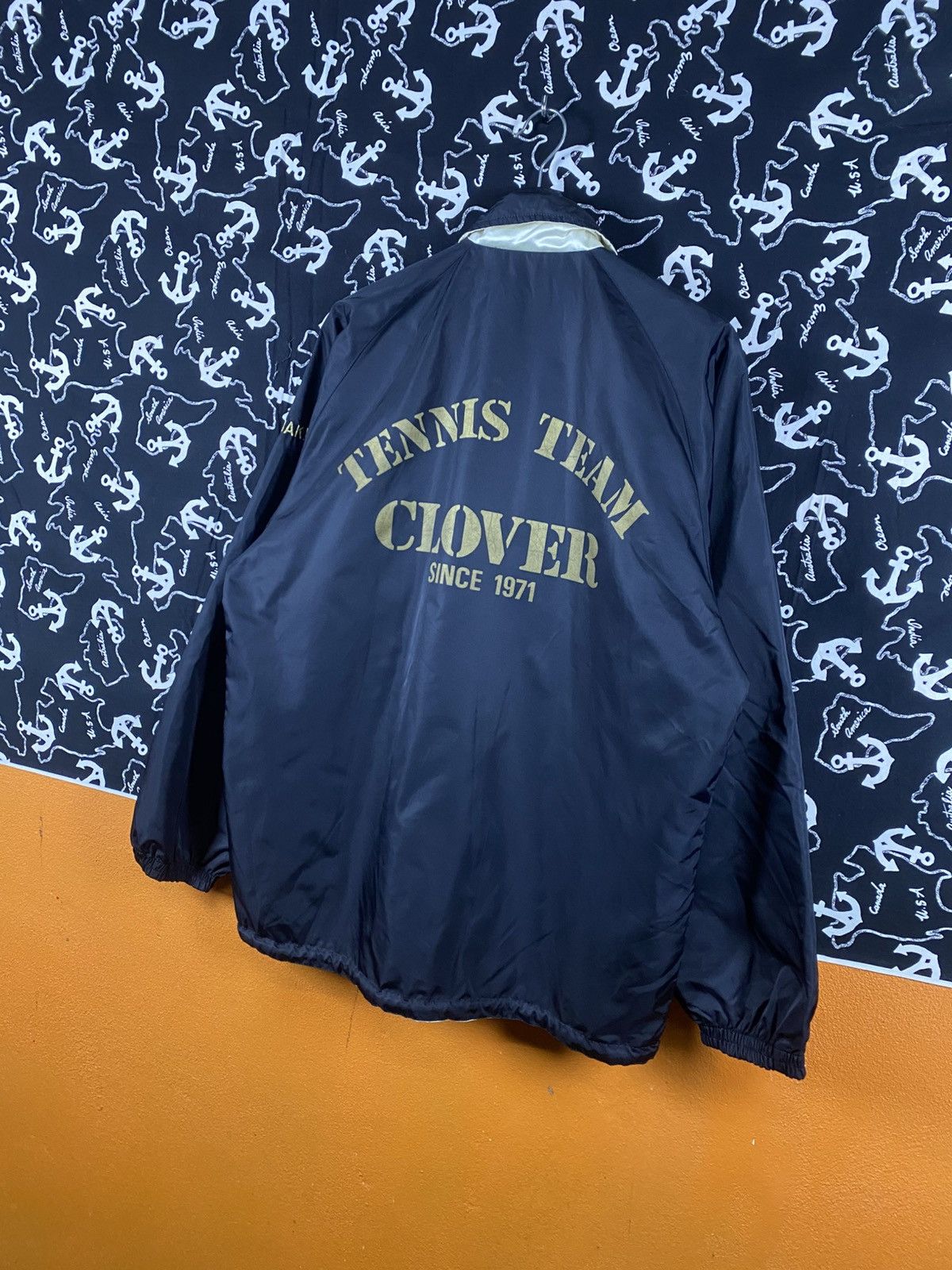 Vintage Vintage Chuo University Clover Tennis Team Coach Jacket Size US M / EU 48-50 / 2 - 9 Thumbnail