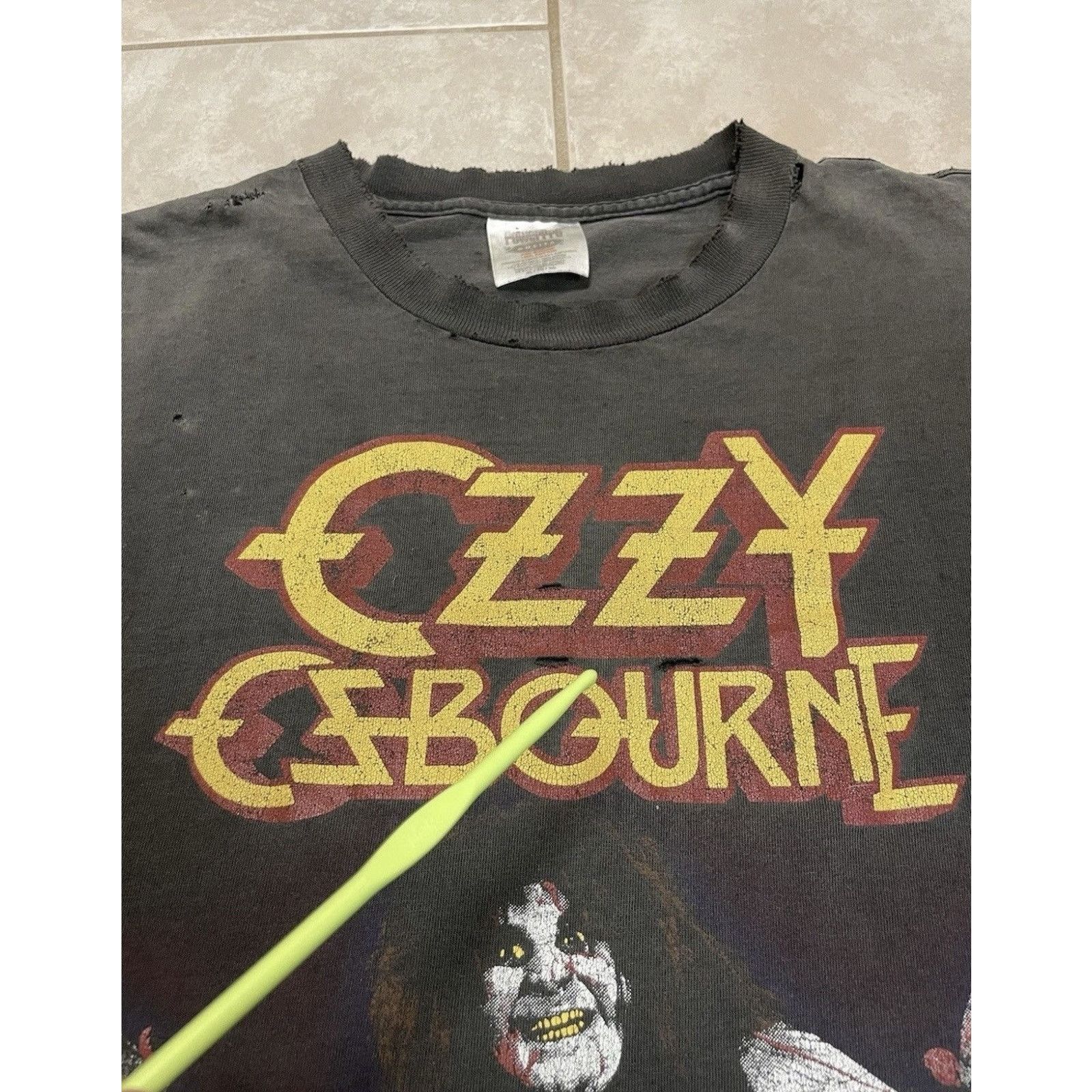 Other Vintage 90’s Ozzy Osbourne Diary Of A Madman Sz XL Thrashed Size US XL / EU 56 / 4 - 5 Thumbnail