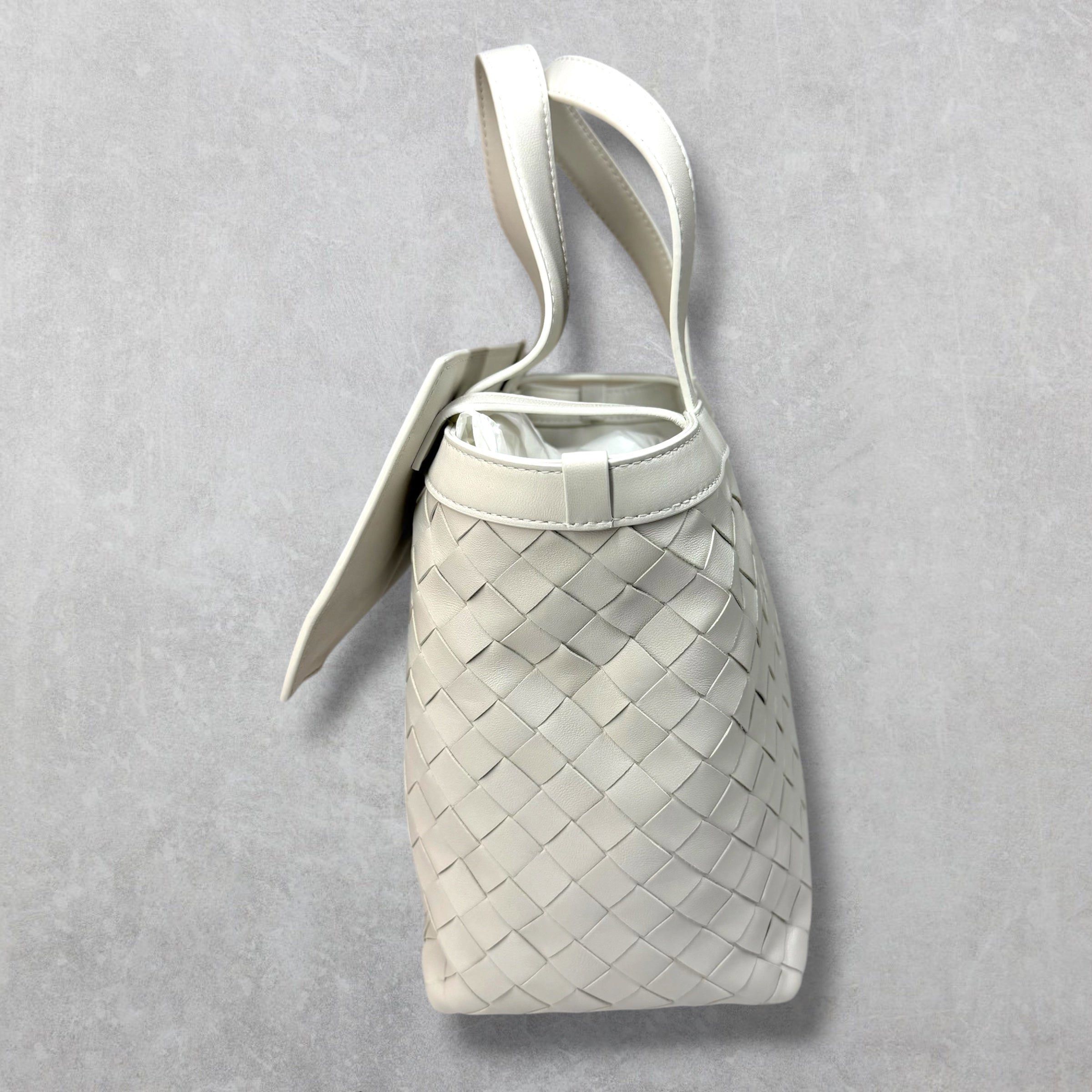 Bottega Veneta Bottega Veneta White Small Flip Tote Size ONE SIZE - 3 Thumbnail