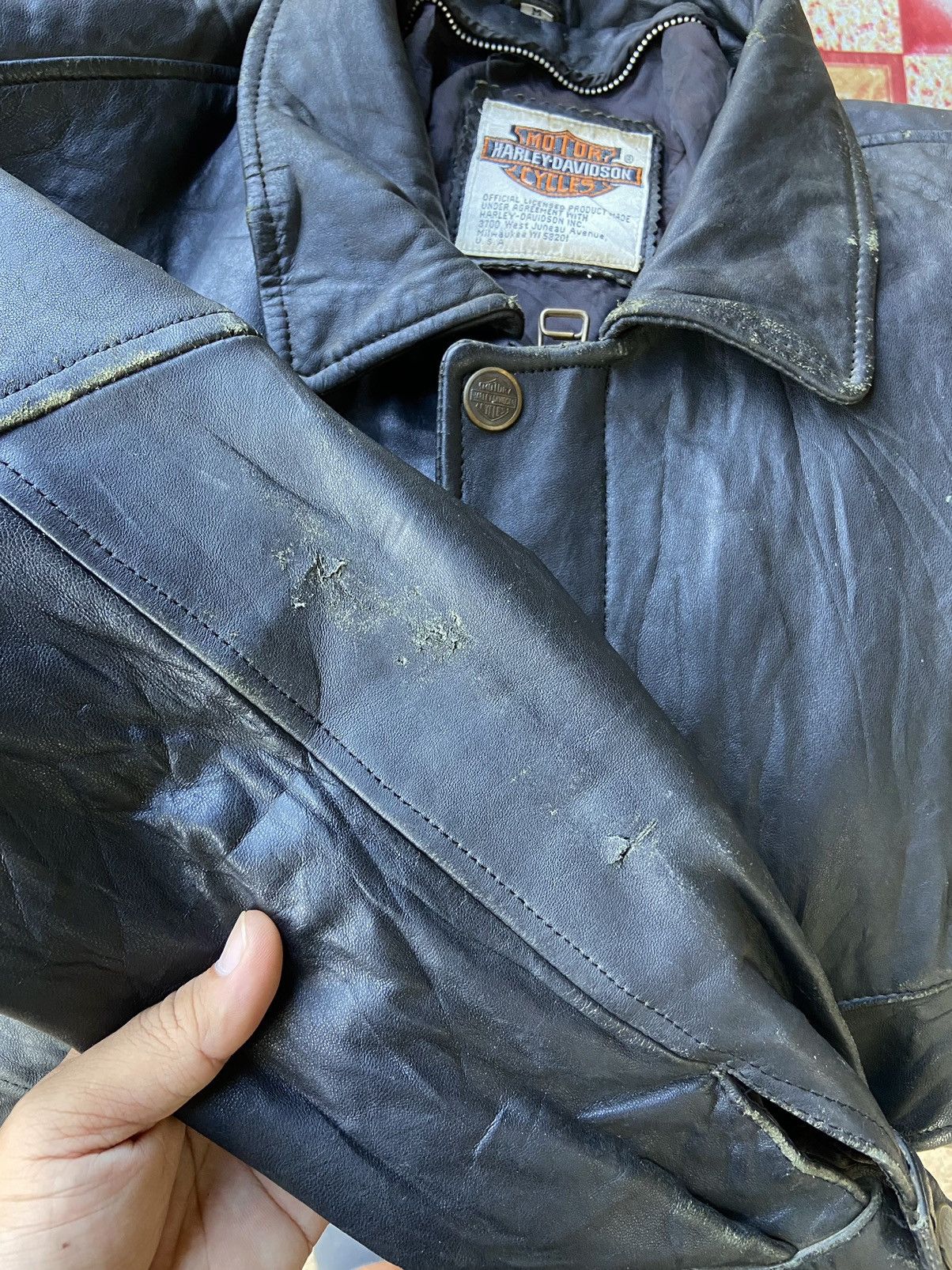Harley Davidson Vintage Harley Davidson leather Biker Jacket Size US M / EU 48-50 / 2 - 11 Thumbnail