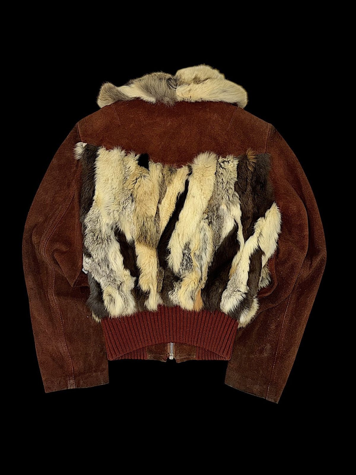 Designer × Japanese Brand × Vintage Suede fur leather vintage jacket Size S / US 4 / IT 40 - 2 Thumbnail