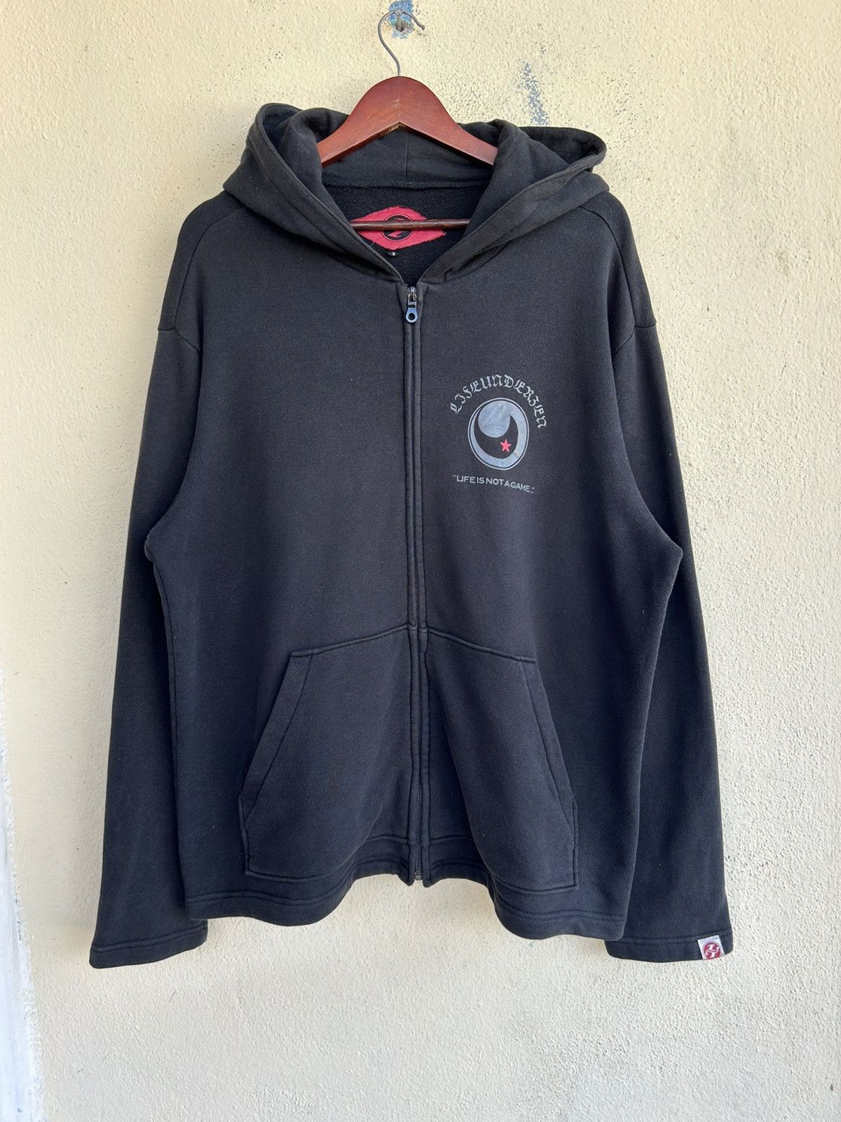 Japanese Brand Tokyo Tattooing Lifeunderzen Zip Up Hoodie Size US L / EU 52-54 / 3 - 1 Thumbnail