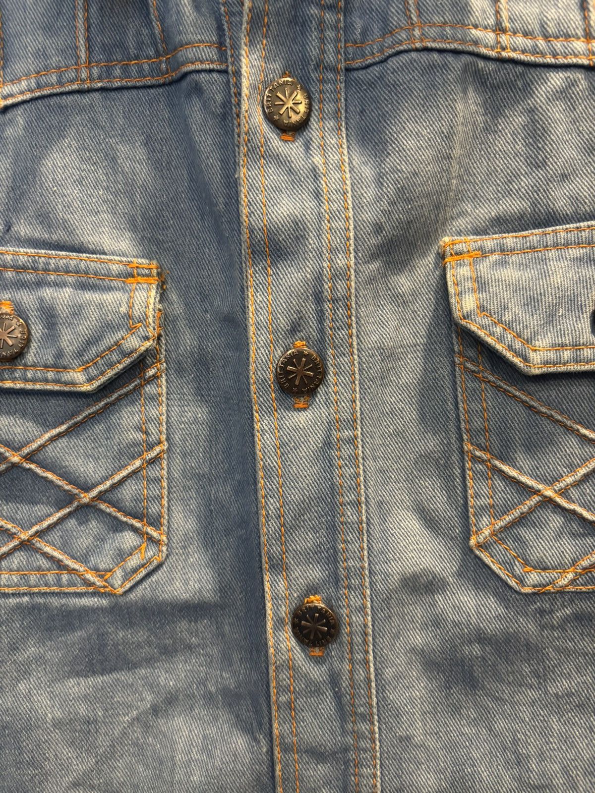 Japanese Brand BRITTANIA SPORTSWEAR Western Denim Jacket (L) 🇬🇧 Size US L / EU 52-54 / 3 - 7 Thumbnail