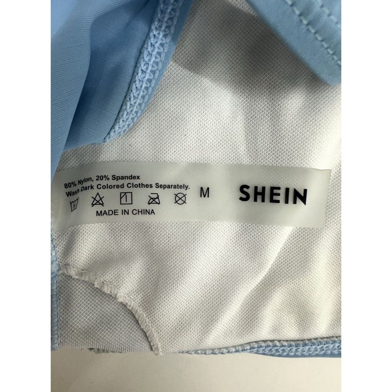 Shein Shein Womens Bikini Top Blue Cami Top Size M No Padding Swimsuit Beach Theme Womens Size M / US 6-8 / IT 42-44 - 4 Thumbnail