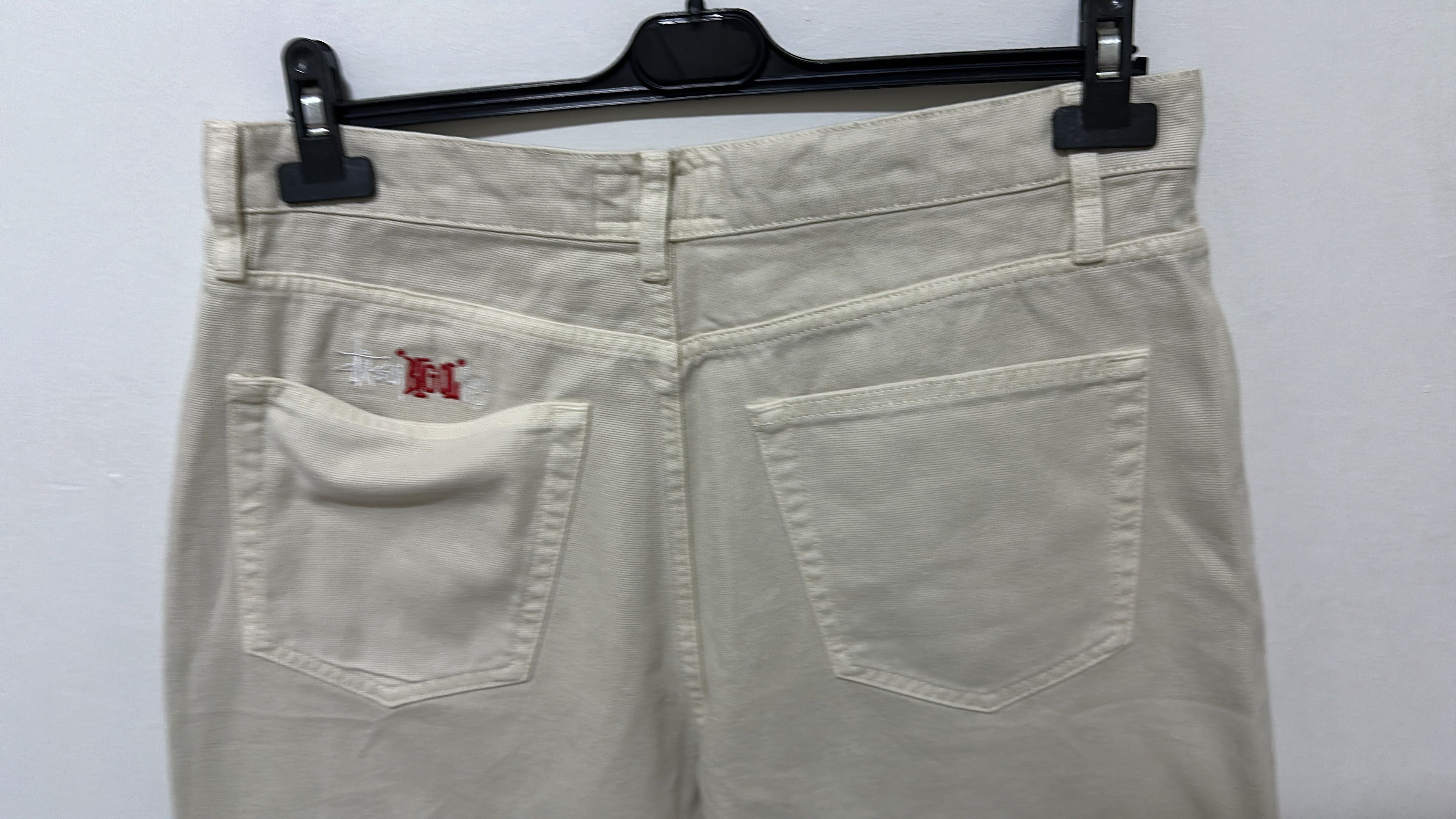 Stussy × Vintage Stüssy Big Ol Jean White Size 32 Size US 32 / EU 48 - 4 Thumbnail