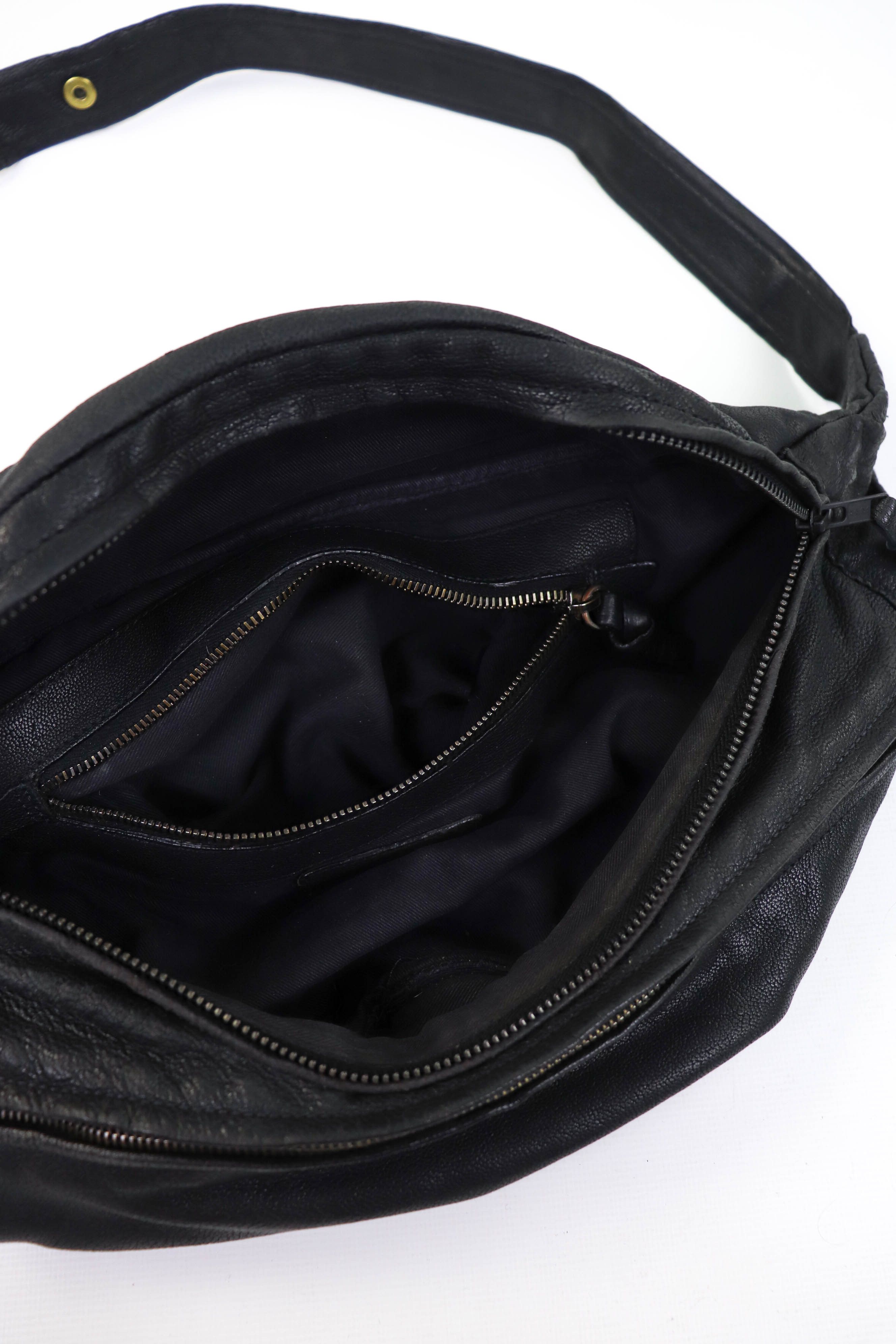 Genuine Leather YVONNE KONE (Womens?) Black Leather Oversized Albi Bum Bag Size ONE SIZE - 20 Thumbnail